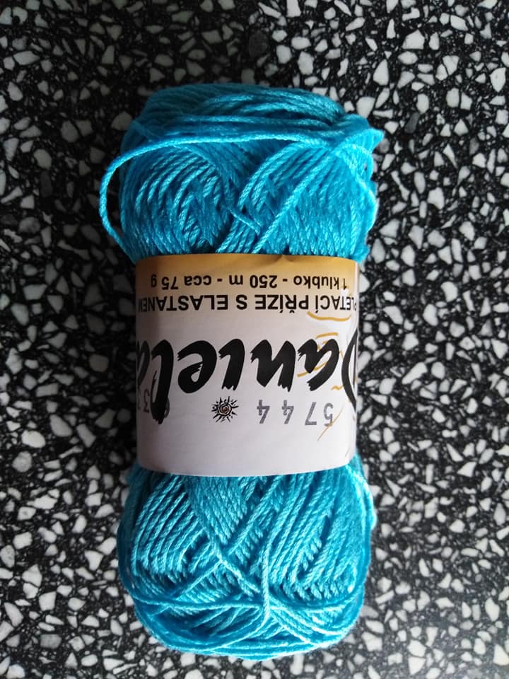 Příze Daniela světlý tyrkys 5744