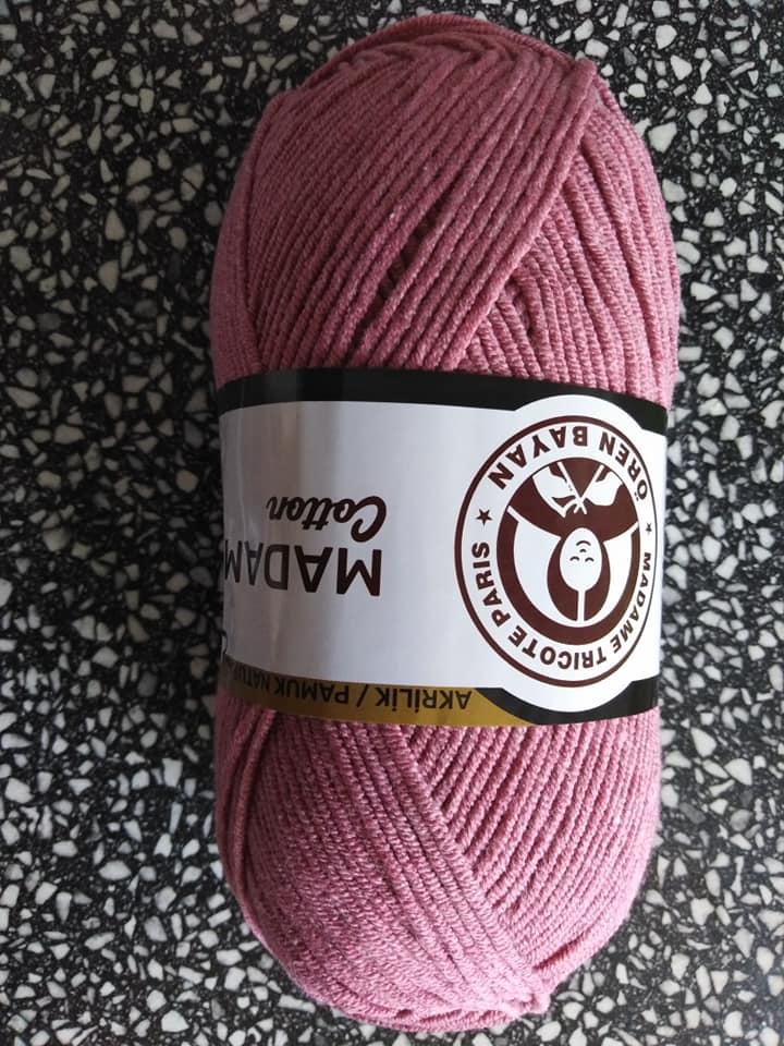 Příze Madame Cotton červenorůžová 024