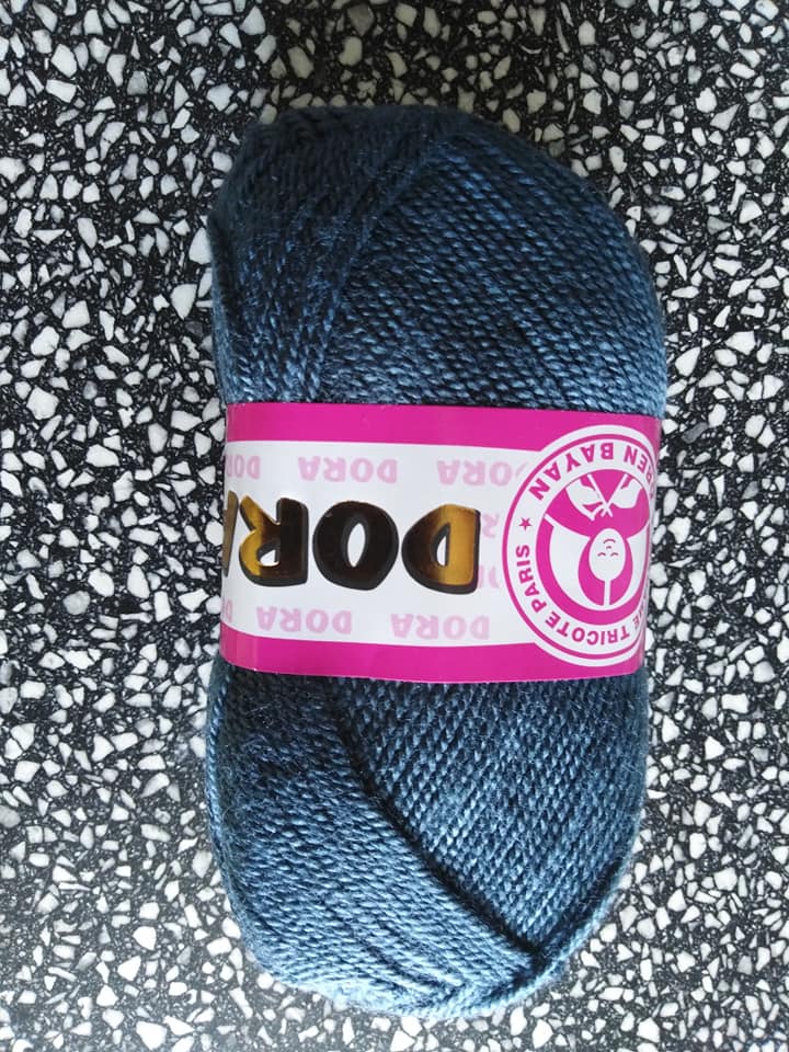 Příze Dora 018 modrošedá