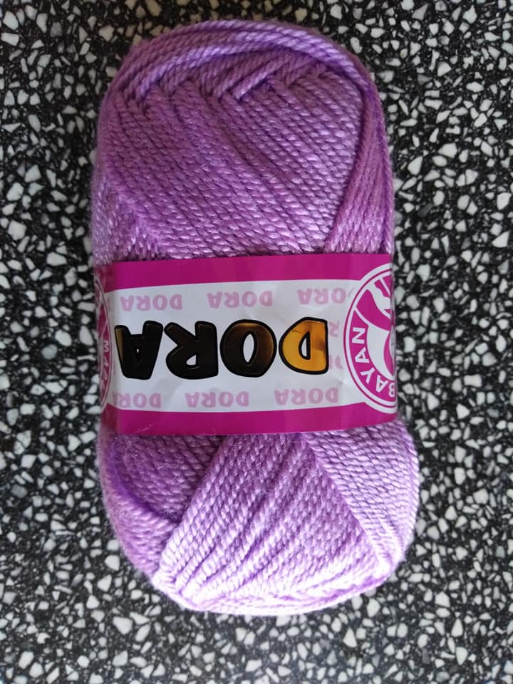Příze Dora světle fialová 056
