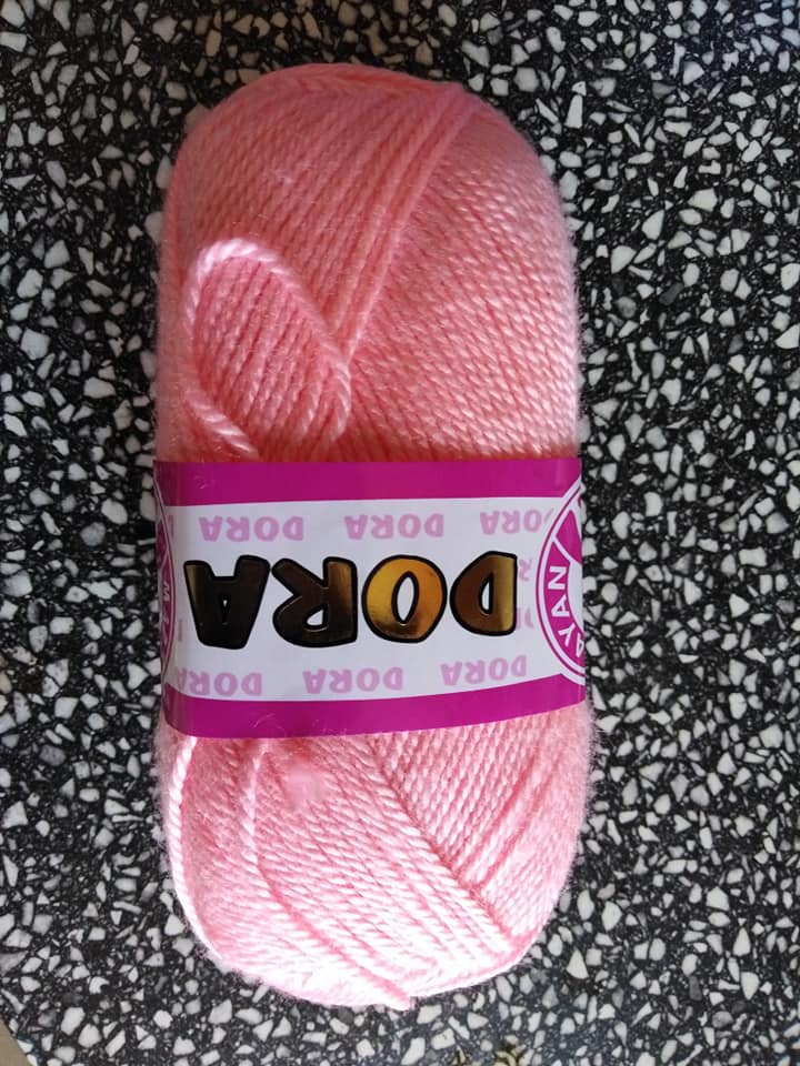 Příze Dora světle růžová 039