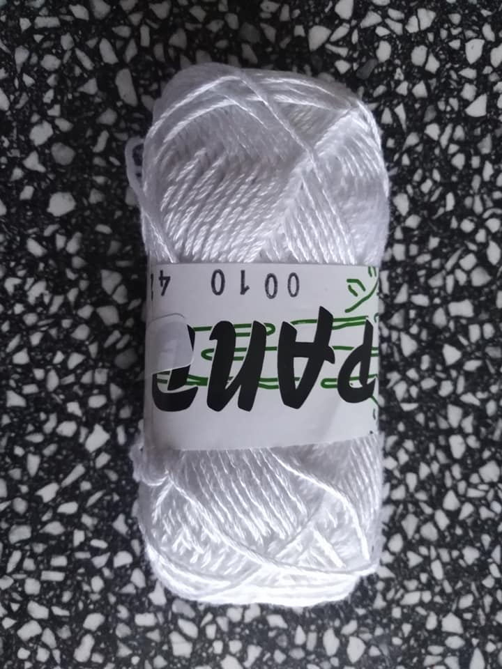 Příze Panda bambus 50 g bílá 0010