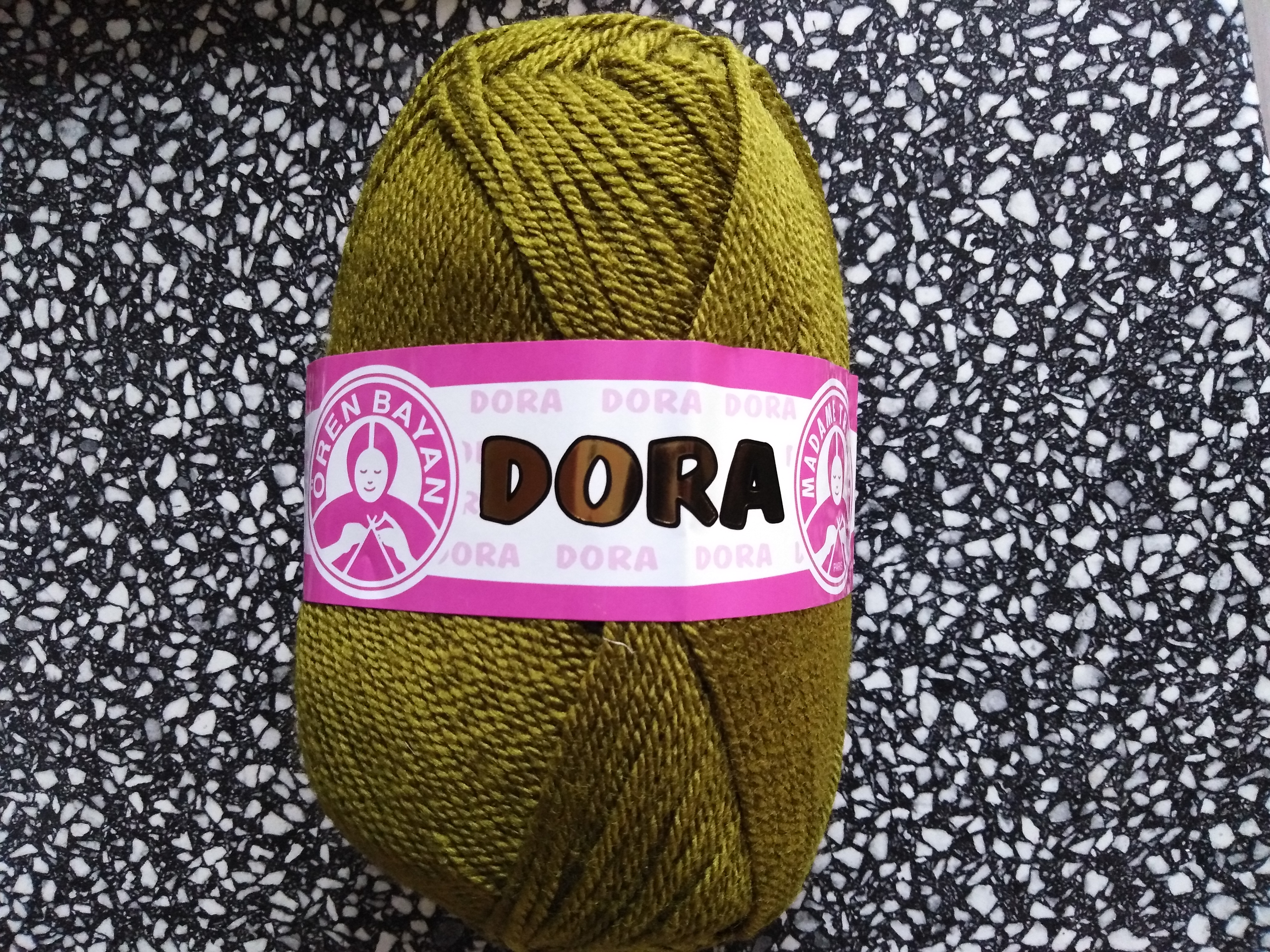 Příze Dora olivová 076