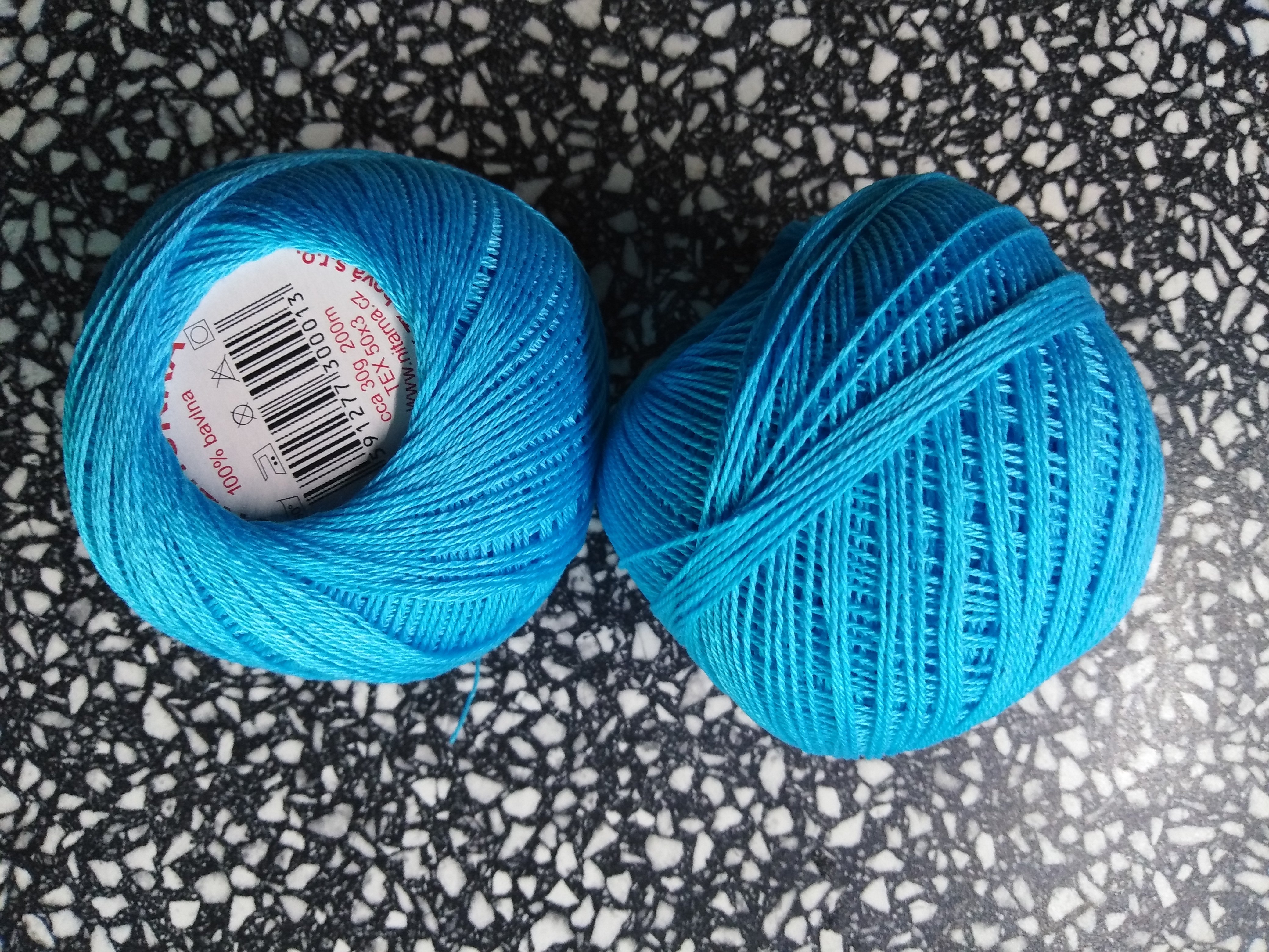 Příze Sněhurka modrý tyrkys 5744