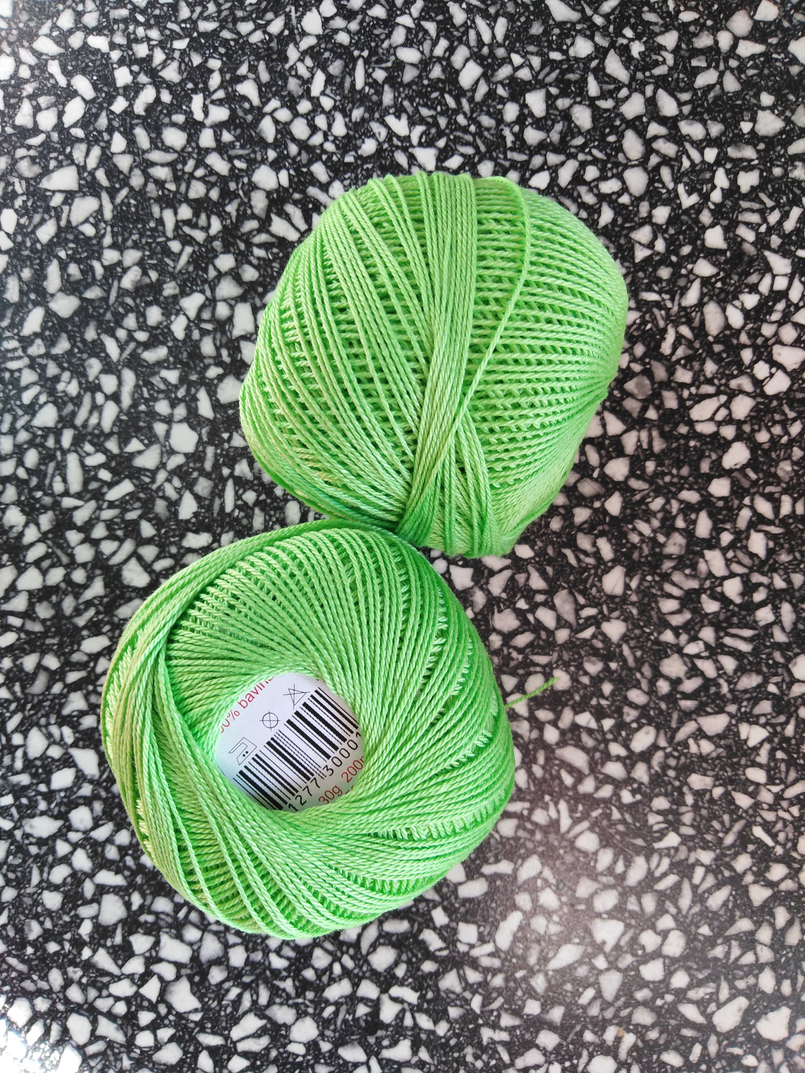 Příze Sněhurka žlutozelená 6124