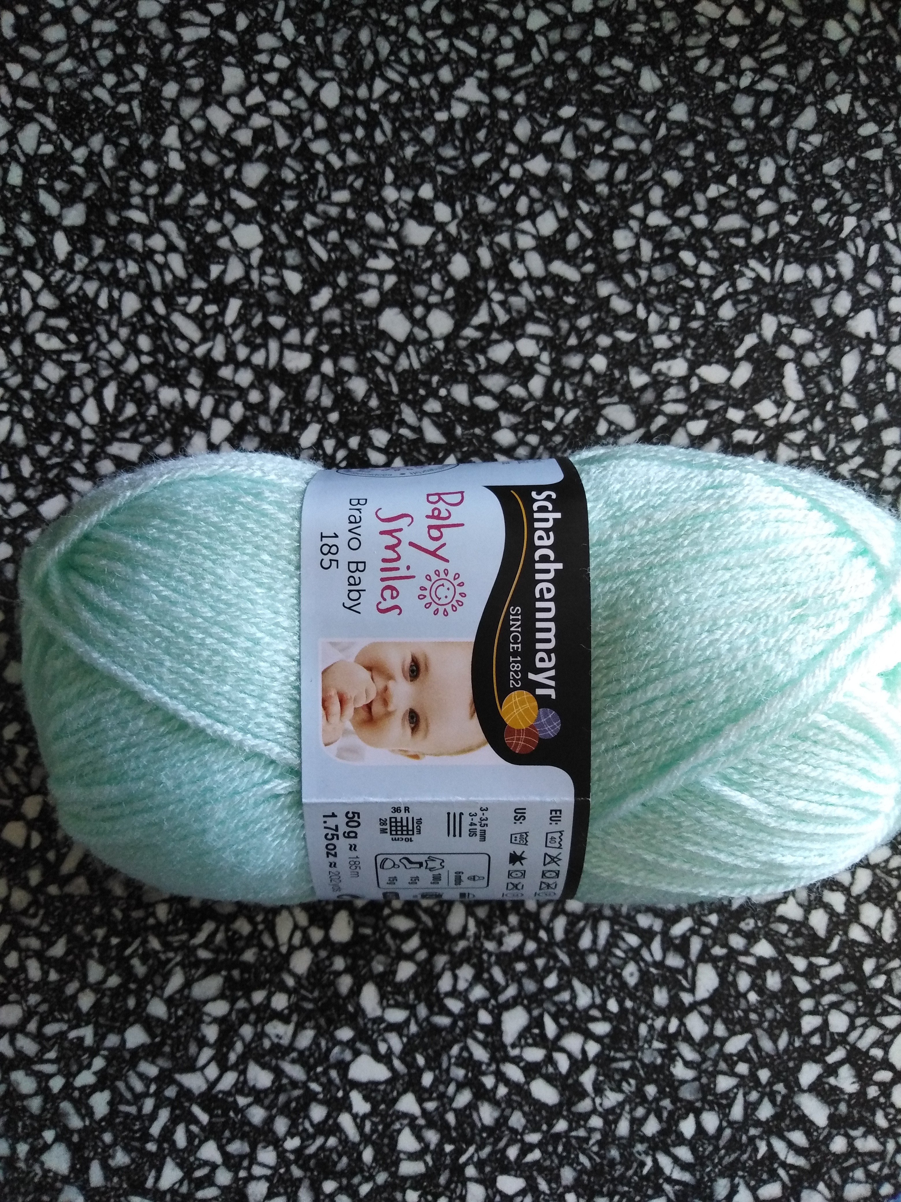 Příze Bravo Baby 185 mátová 1066