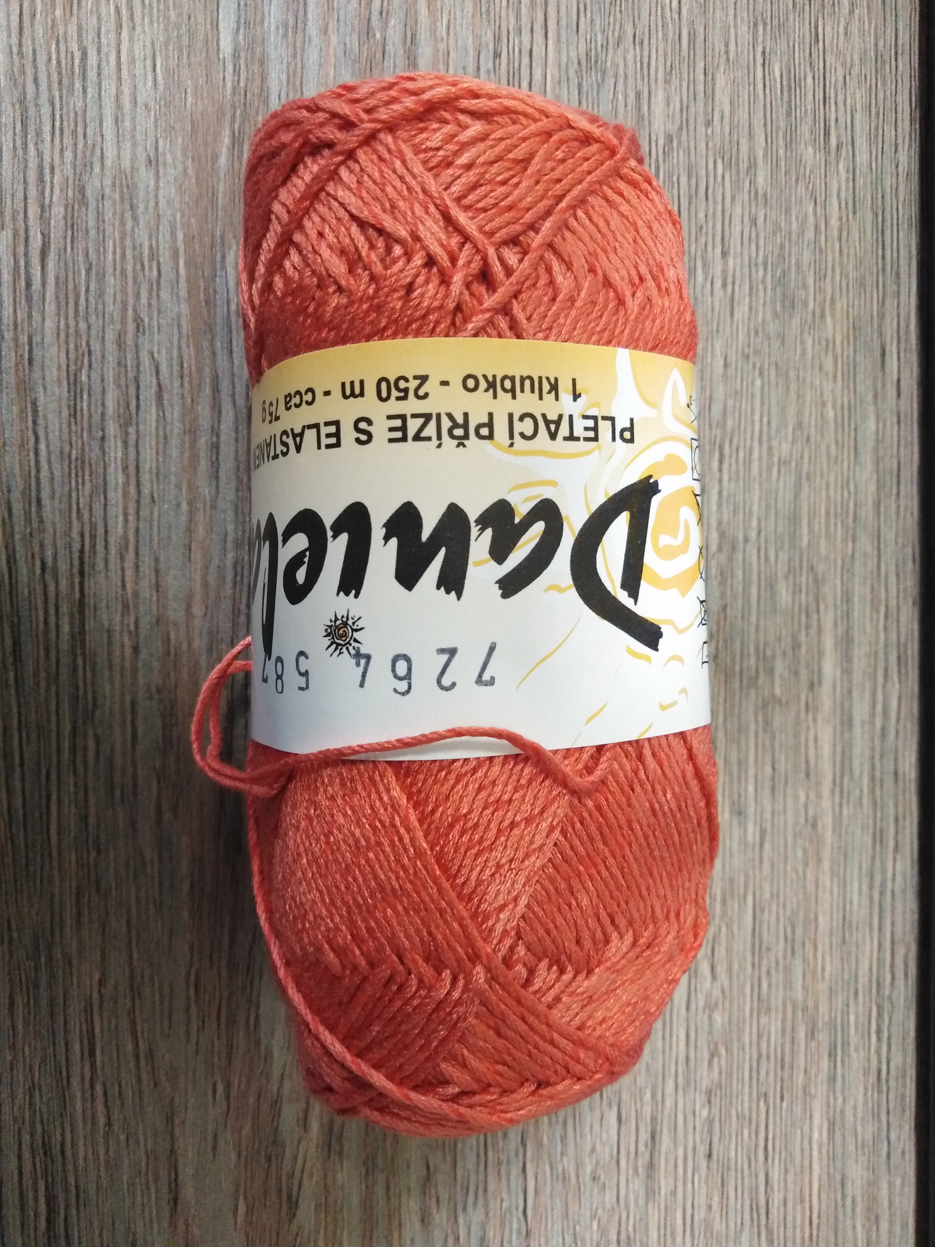 Příze Daniela tmavě rezavá 7264