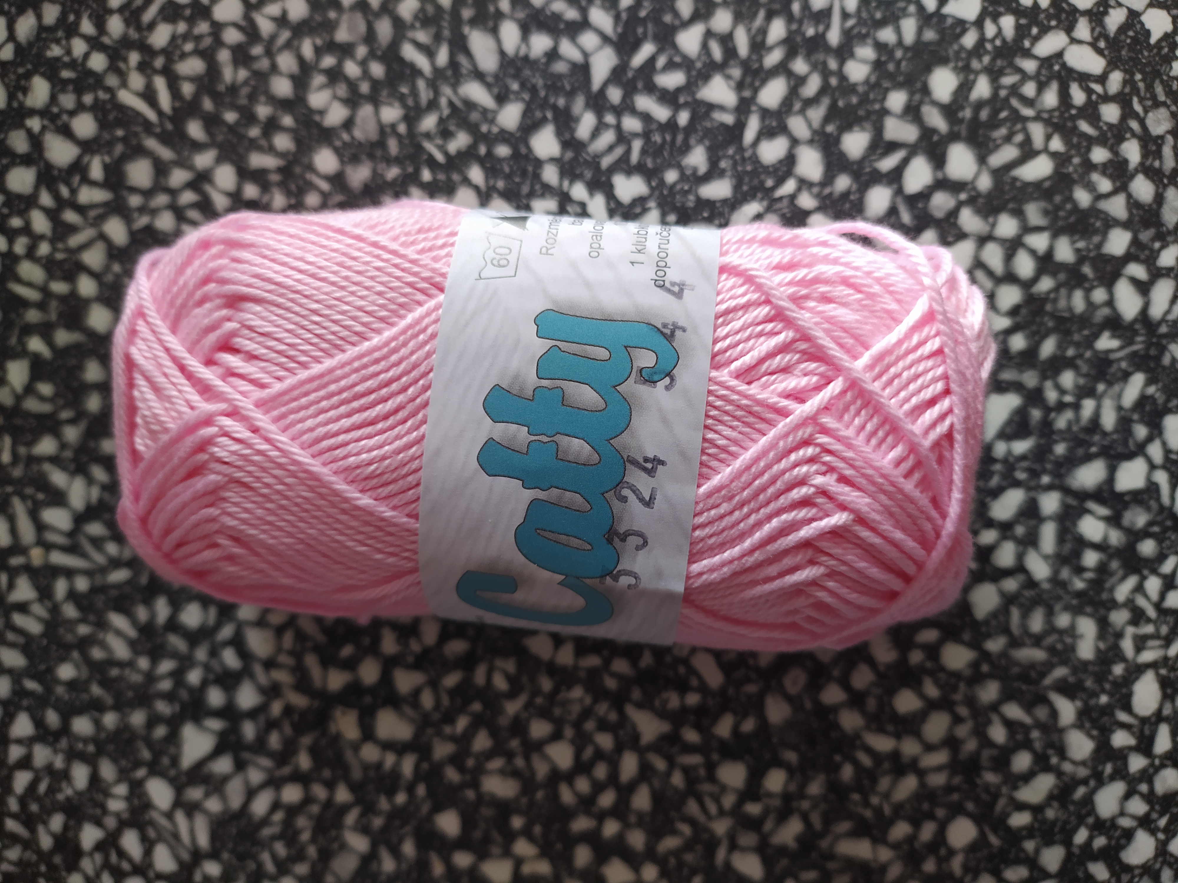 Příze Catty světle růžová 3324