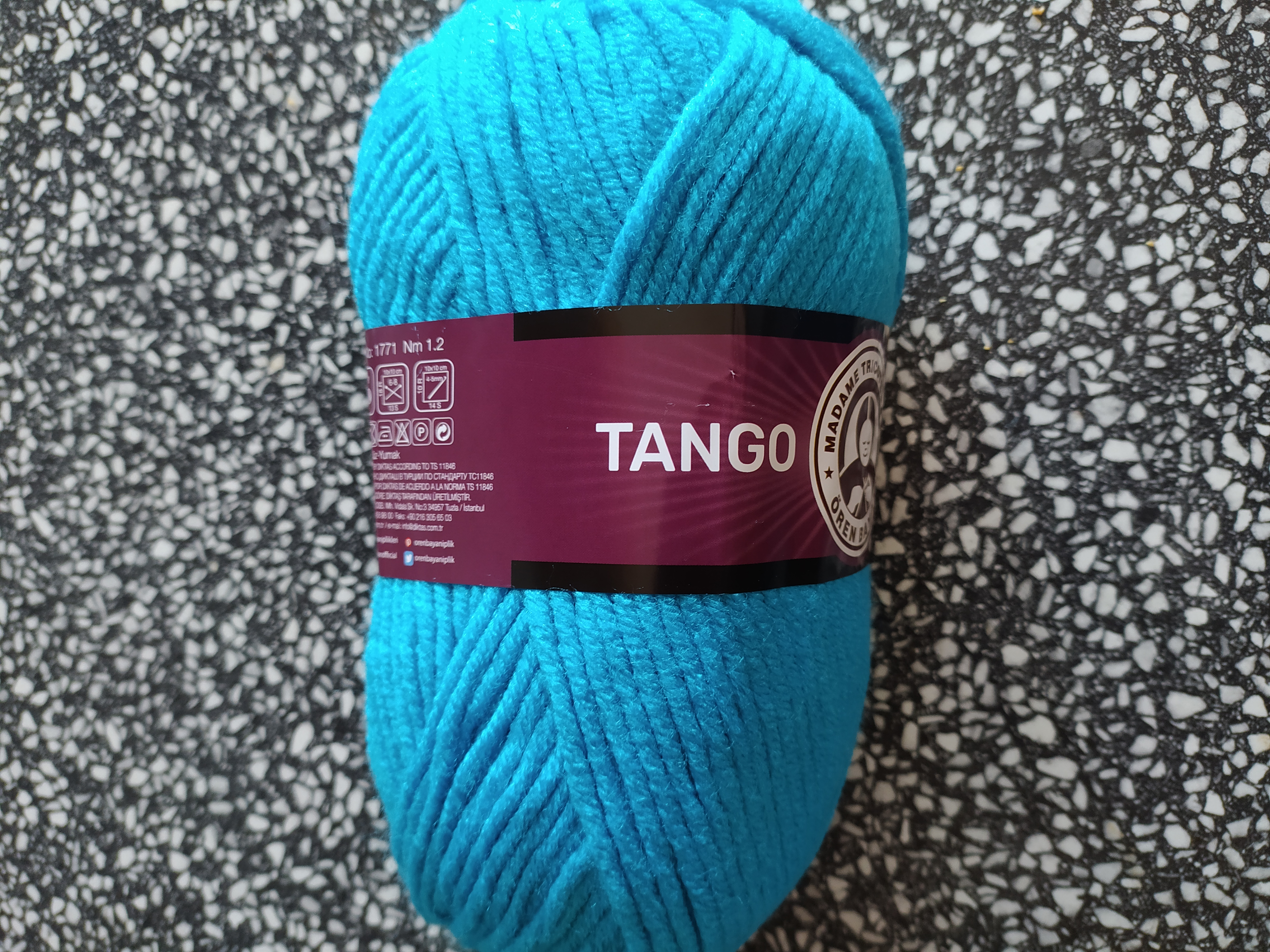 Příze Tango kalifornská modř 025