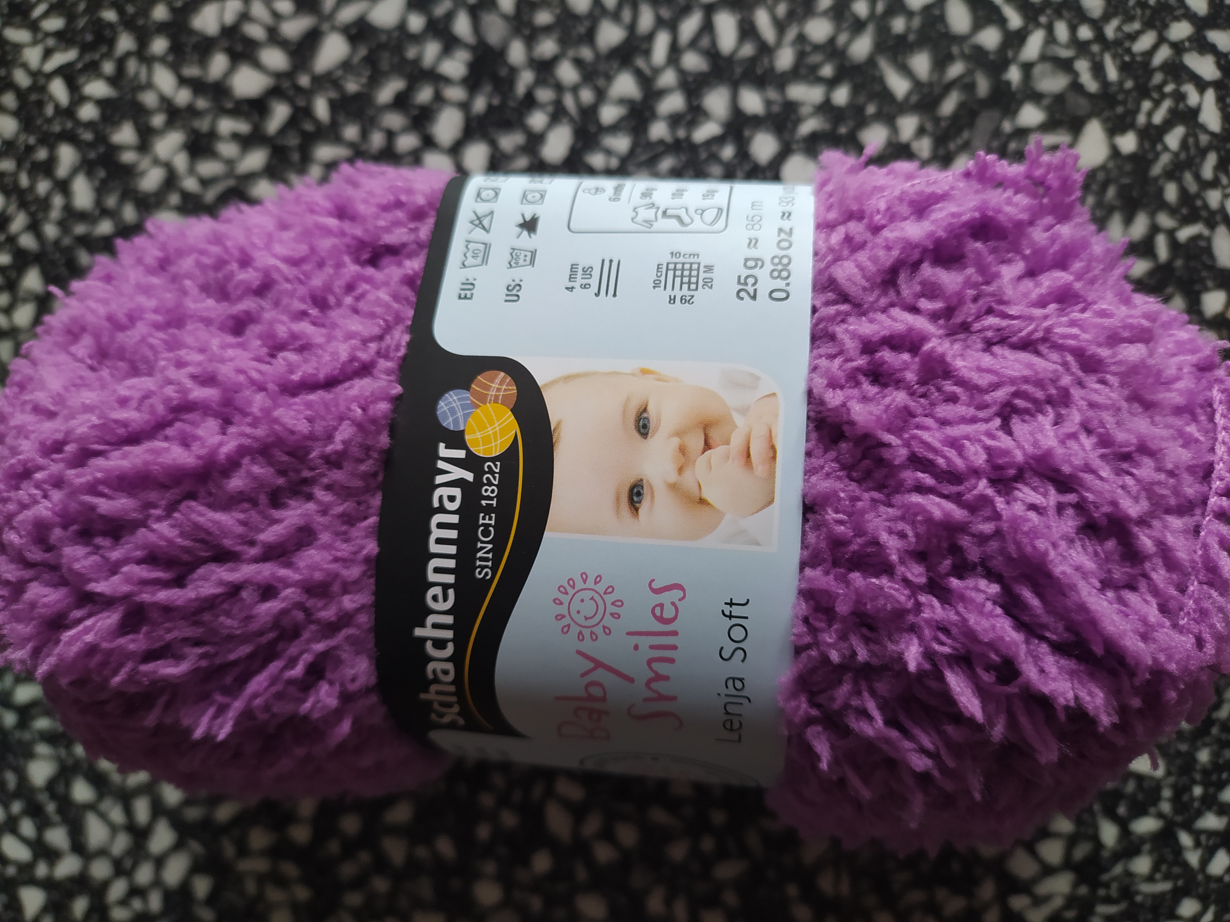 Příze Lenja Soft 25 g cyklámen 1047