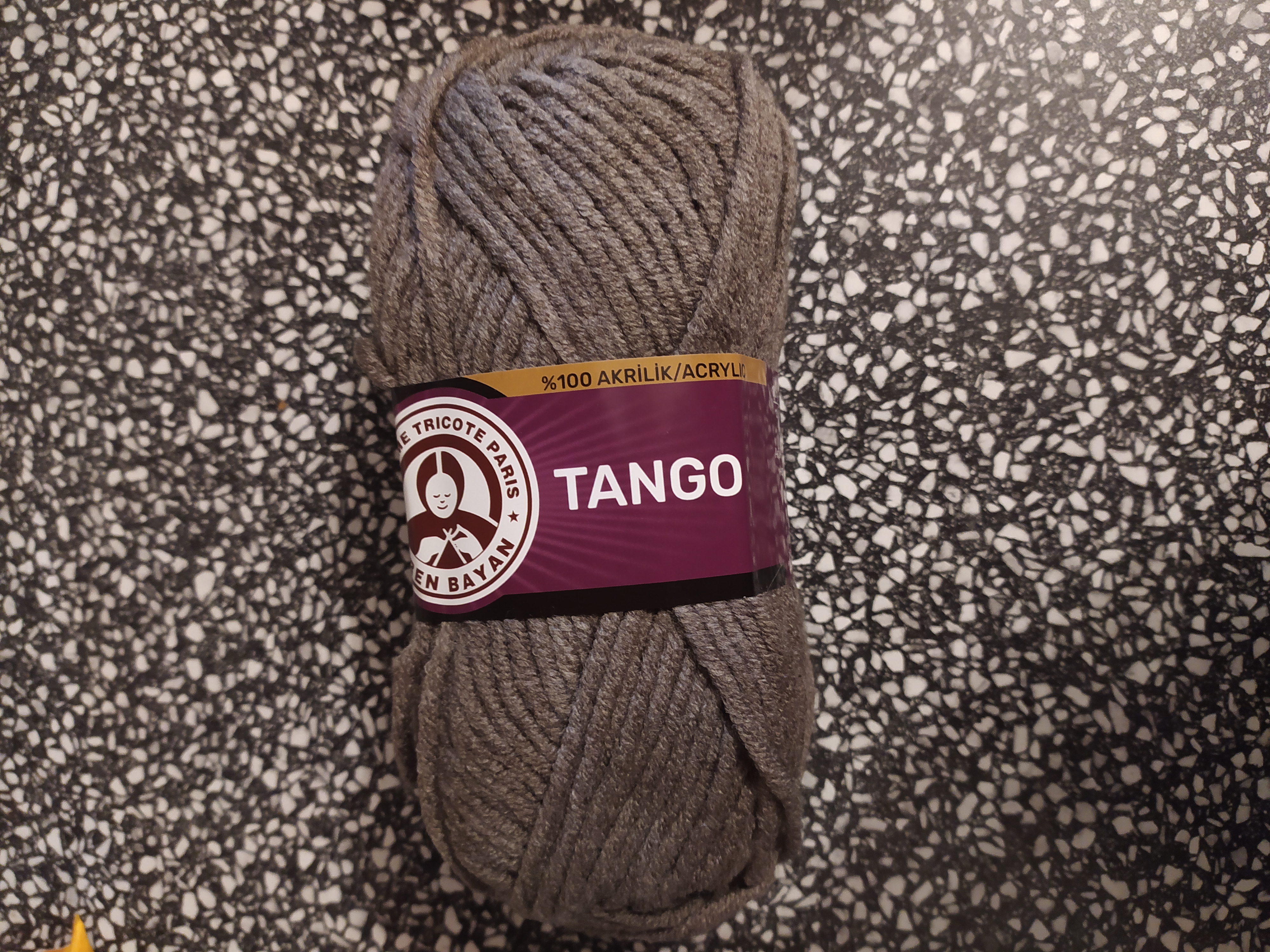 Příze Tango/Tanja šedohnědá 014