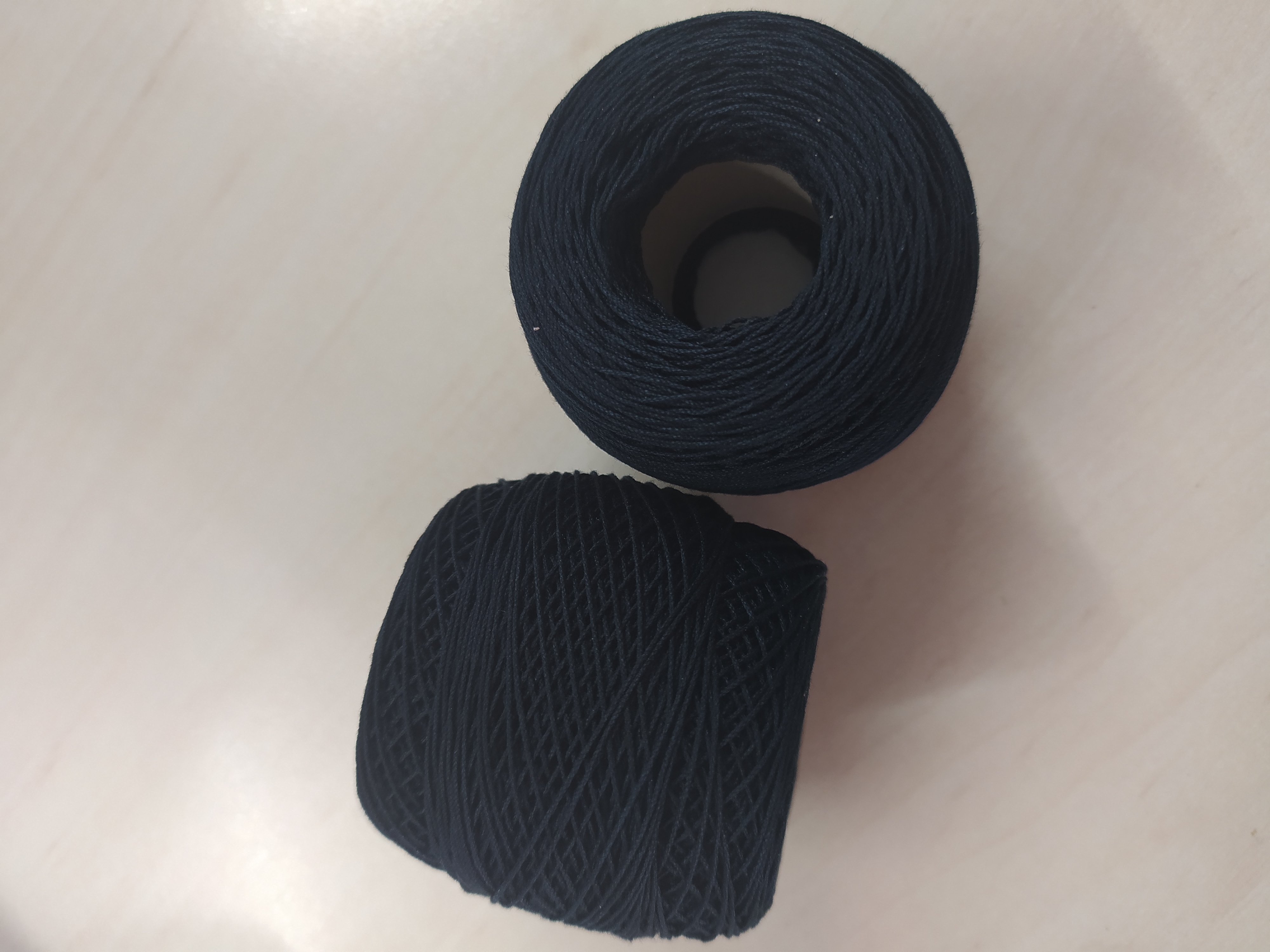 Háčkovací příze Kordonet 30 černá 9994