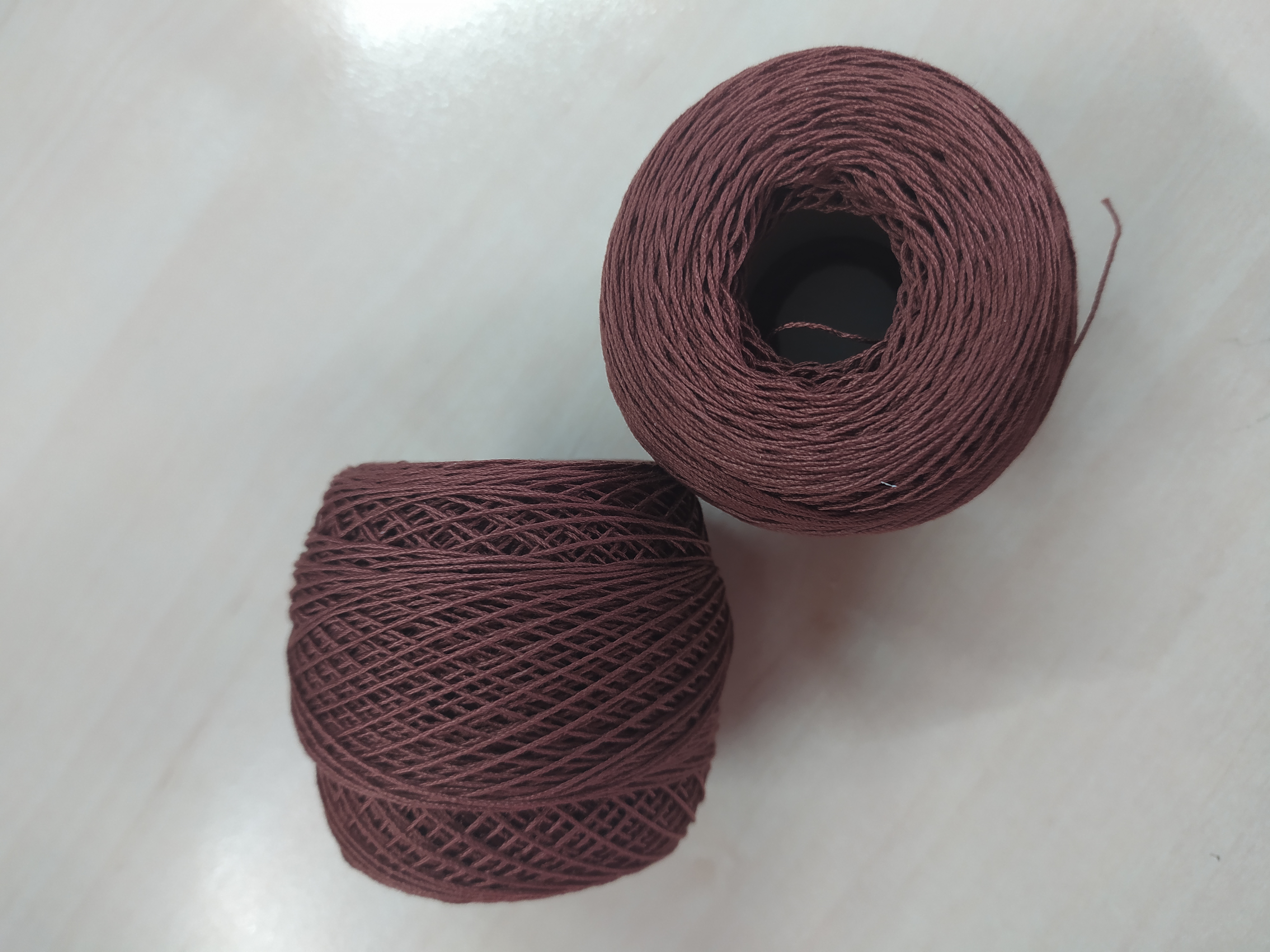 Háčkovací příze Kordonet 30 čokoládová 7892