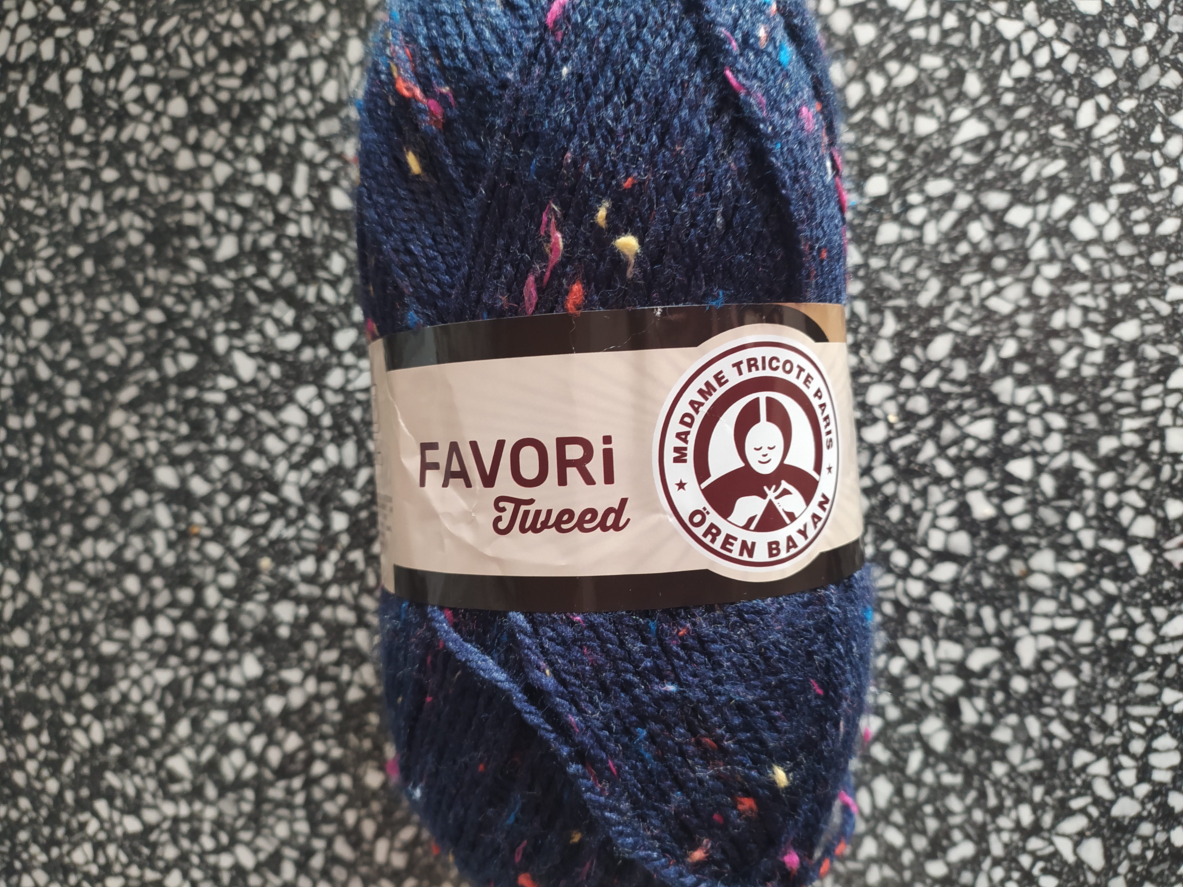 Příze FAVORI TWEED vlajková modrá 019