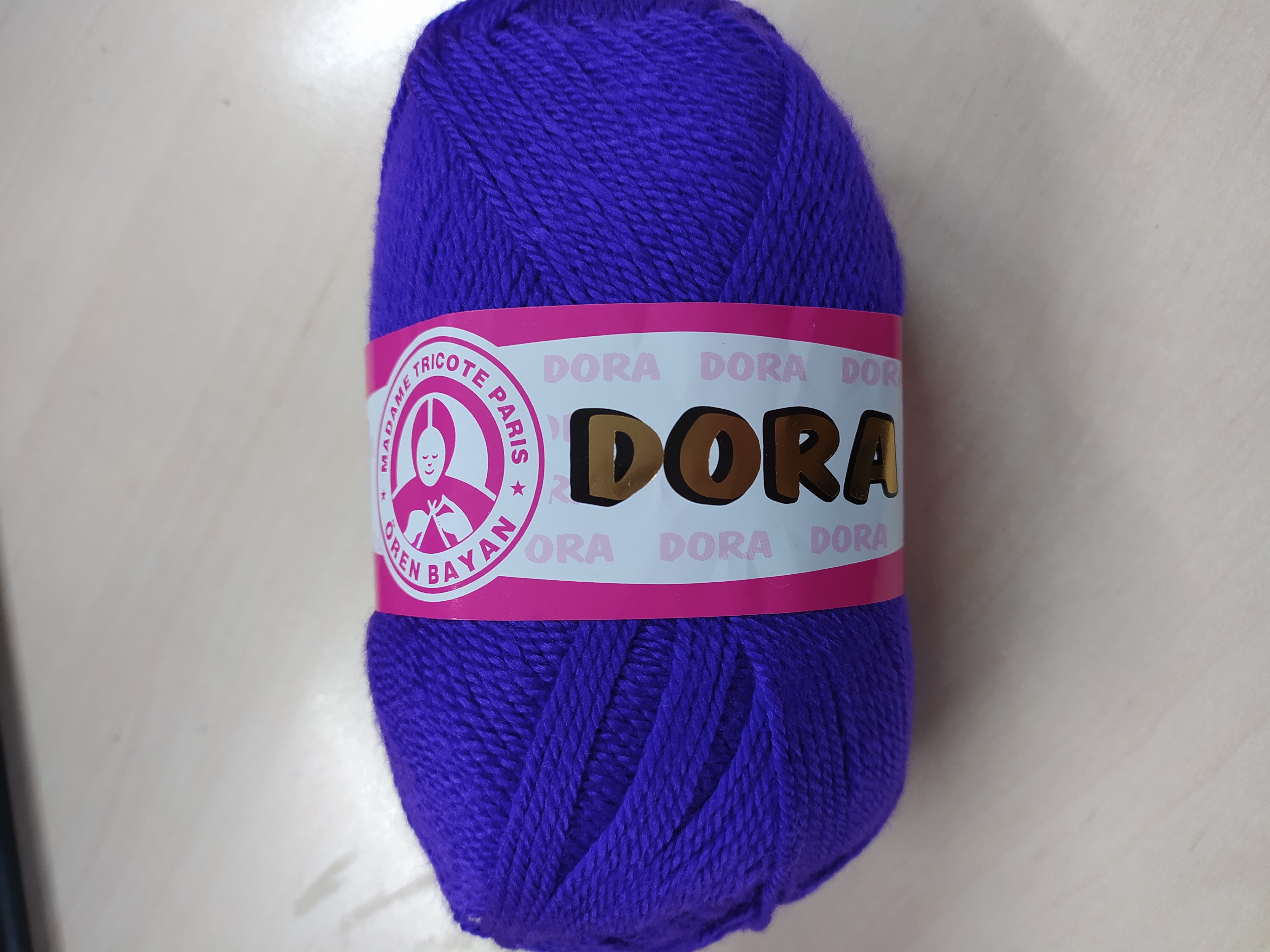 Příze Dora sytě fialová 220