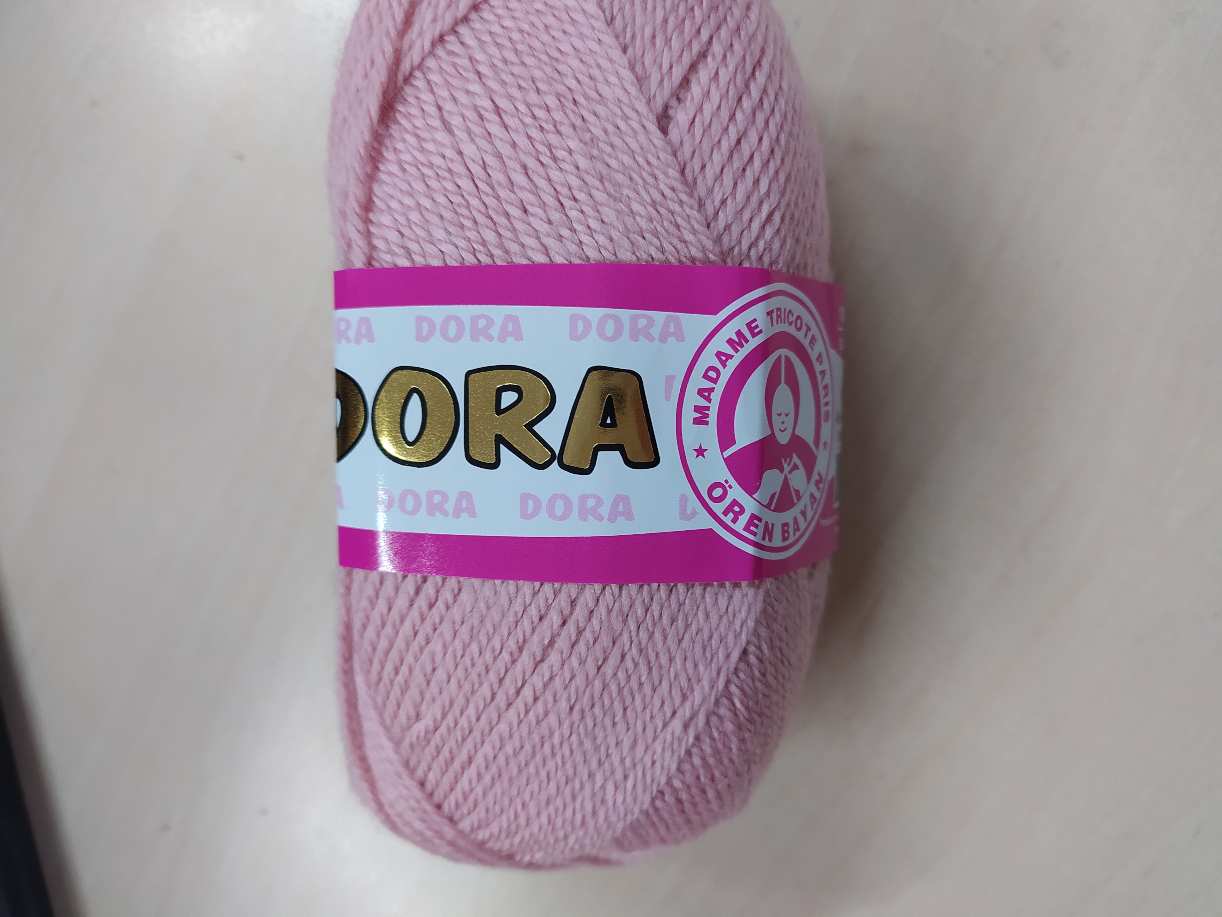 Příze Dora světlá starorůžová 119