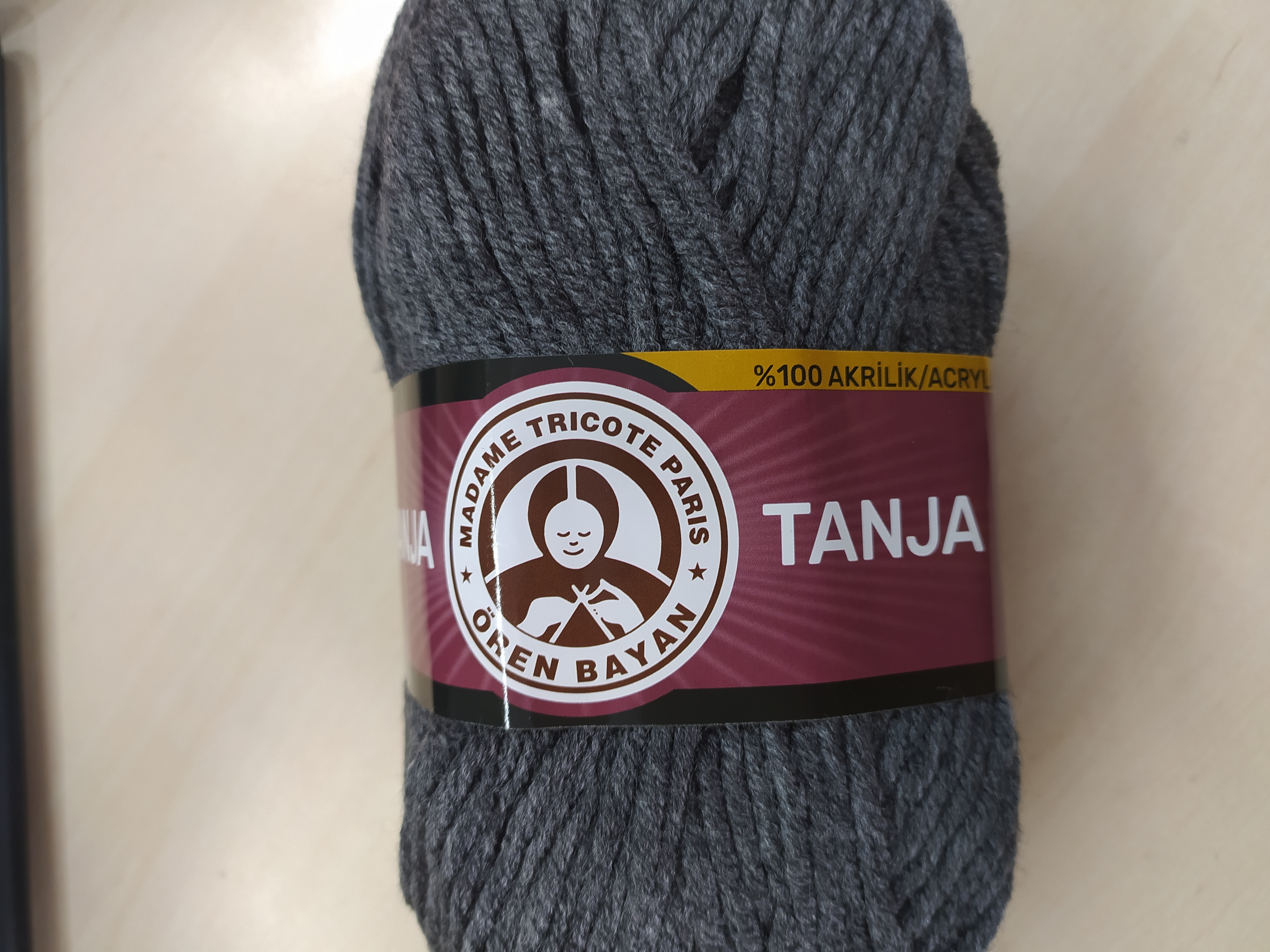 Příze Tango/Tanja tmavě šedá 009