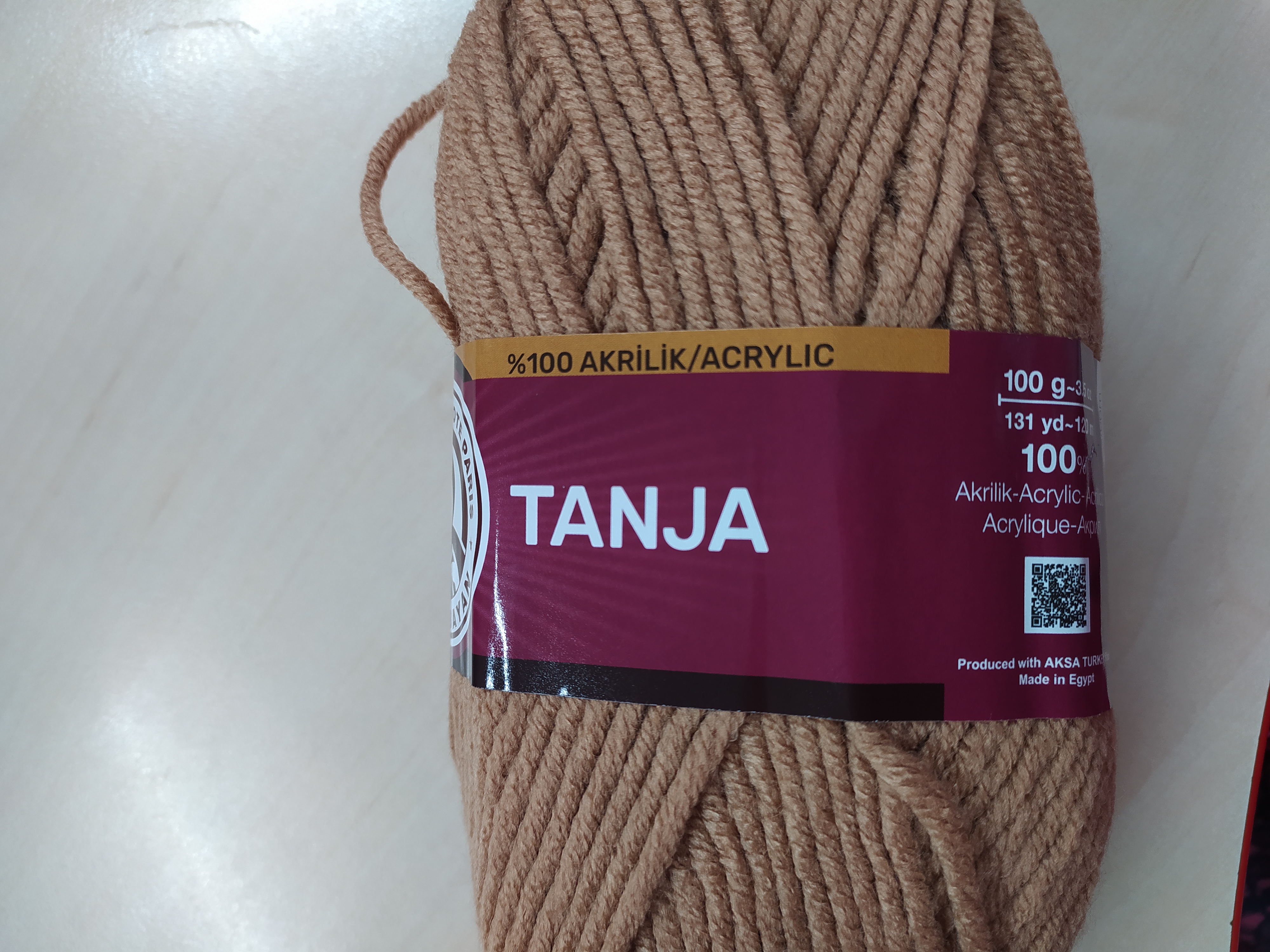 Příze Tango/Tanja bílá káva 099