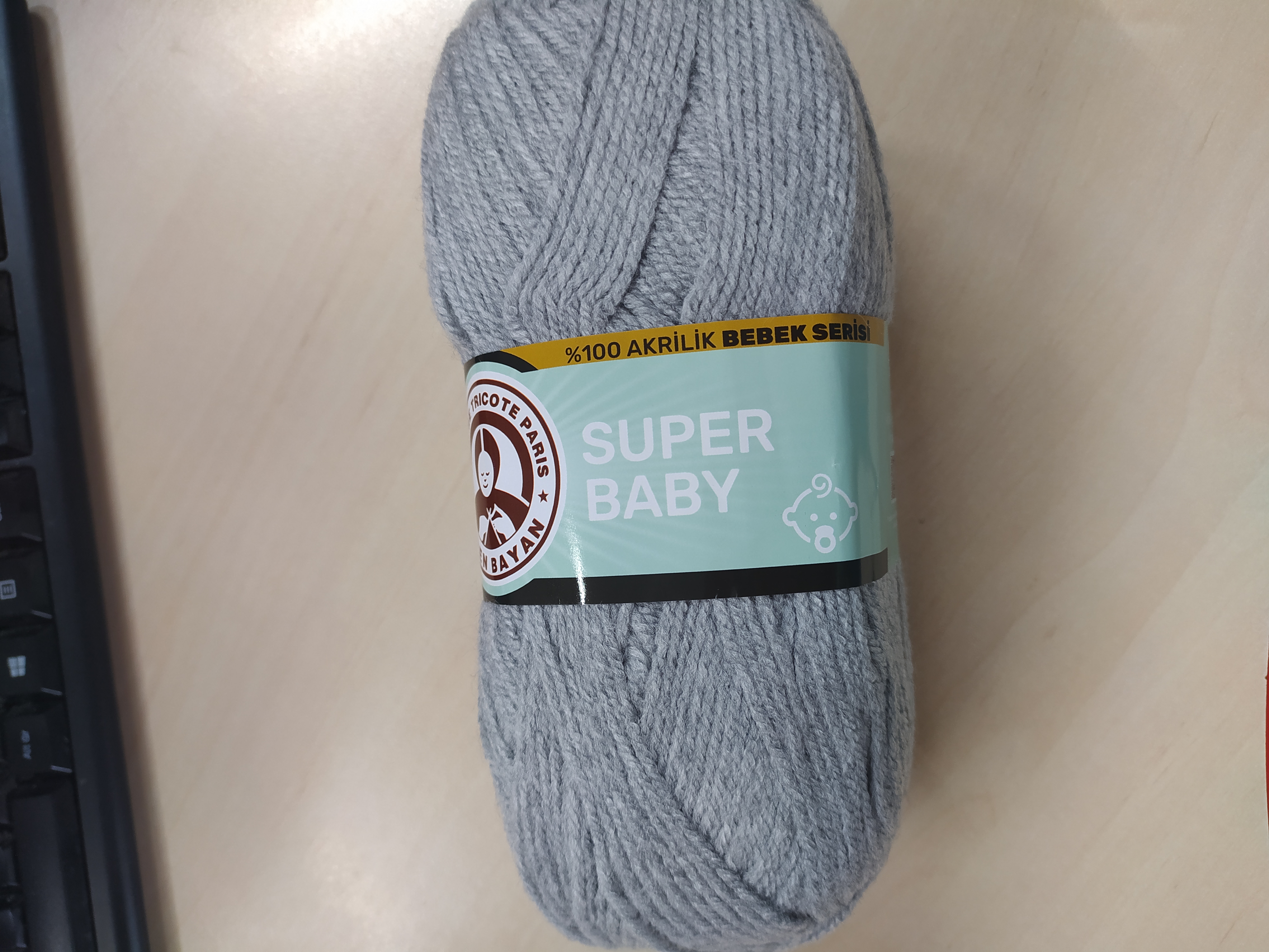 Příze Super Baby světle šedá 007