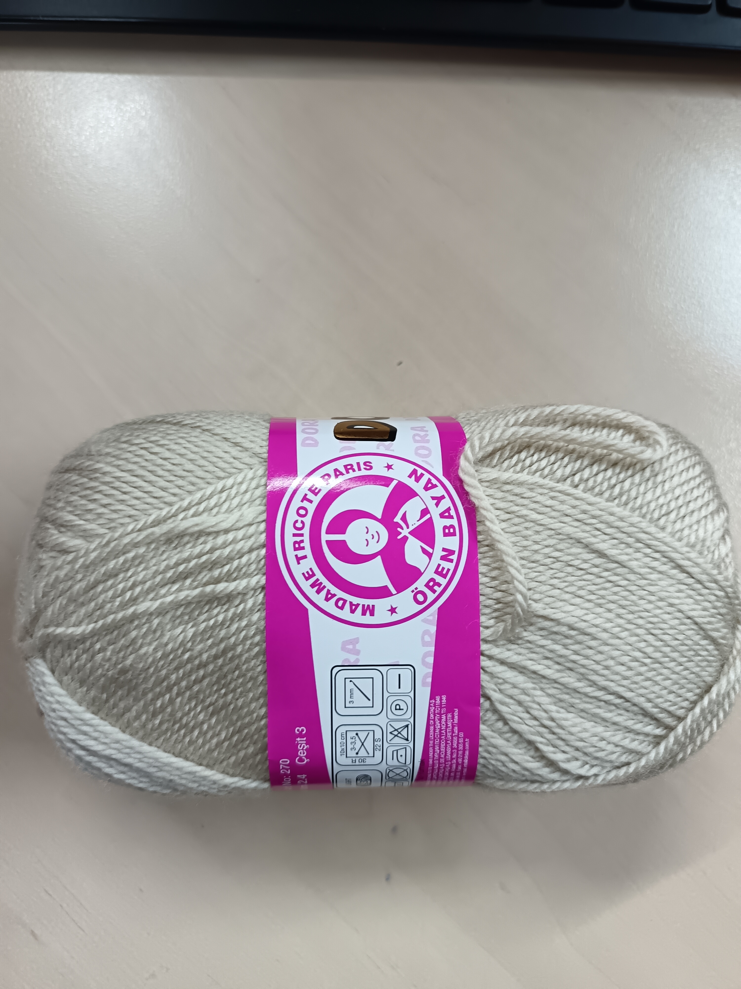 Příze Dora přírodní 078