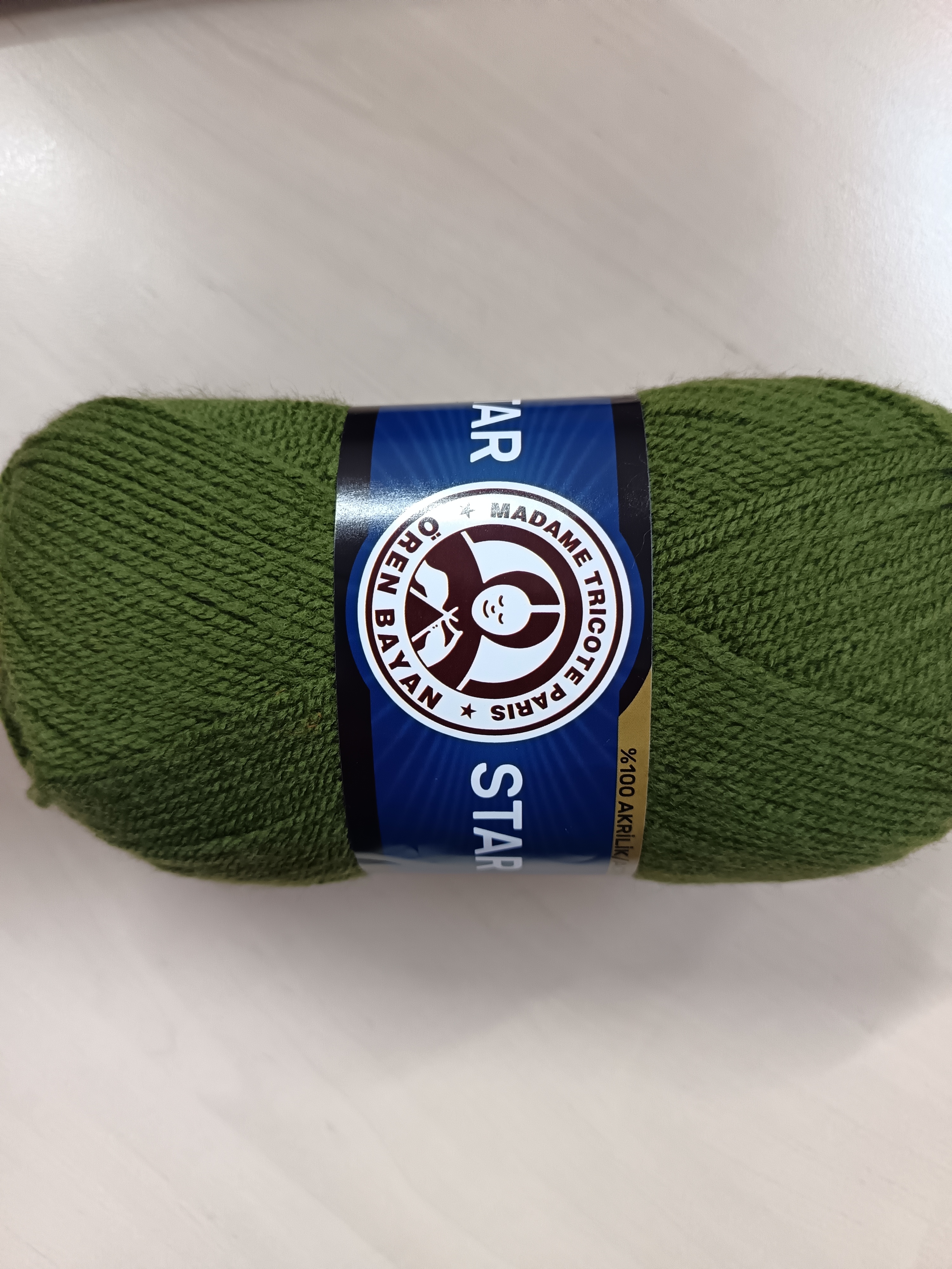 Příze Star tmavě olivová 077