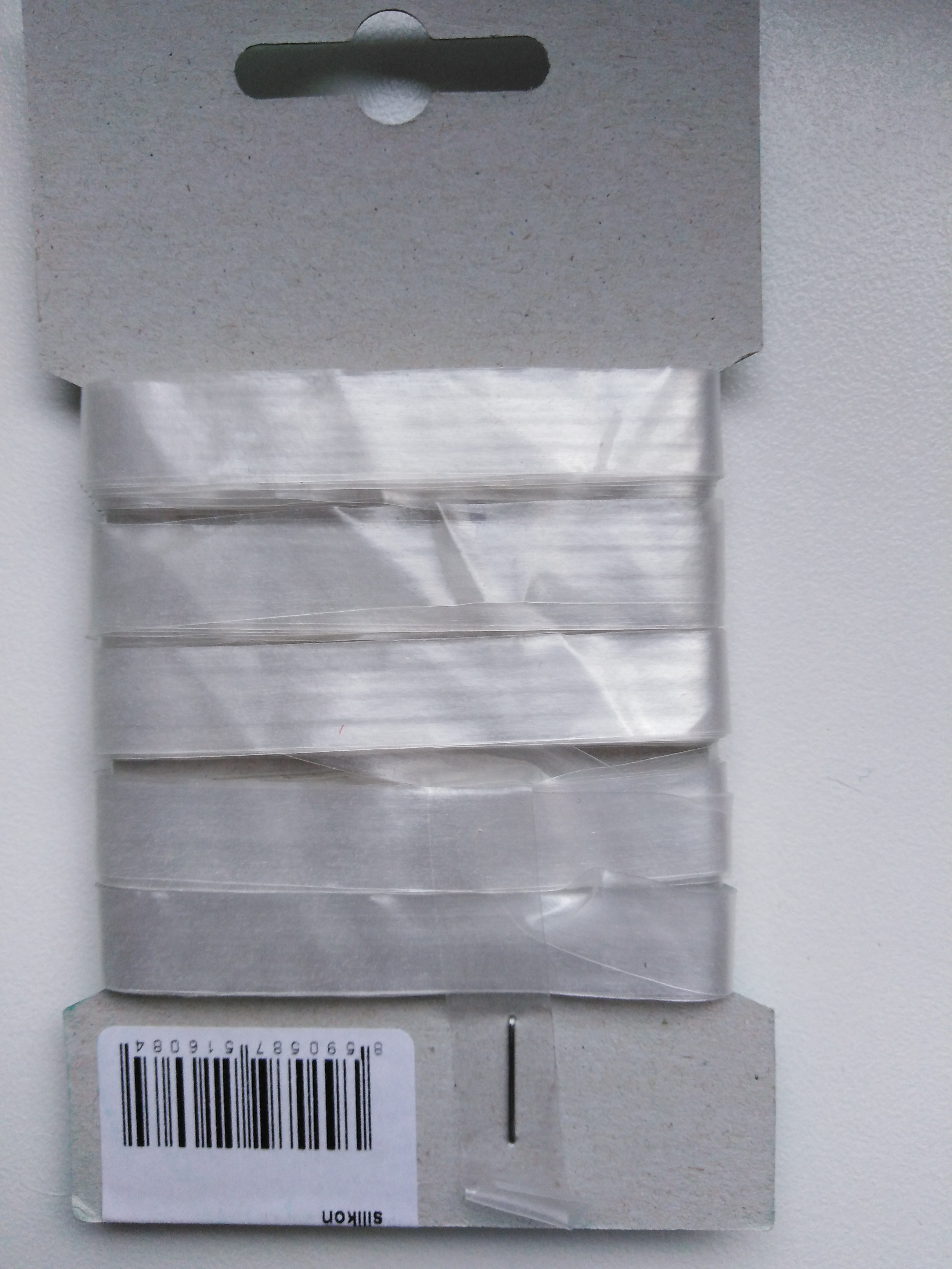 Pruženka prádlová 10 x 0,12 mm silikon 10m čirá matná