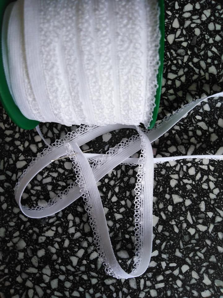 Pruženka prádlová 11 mm bílá