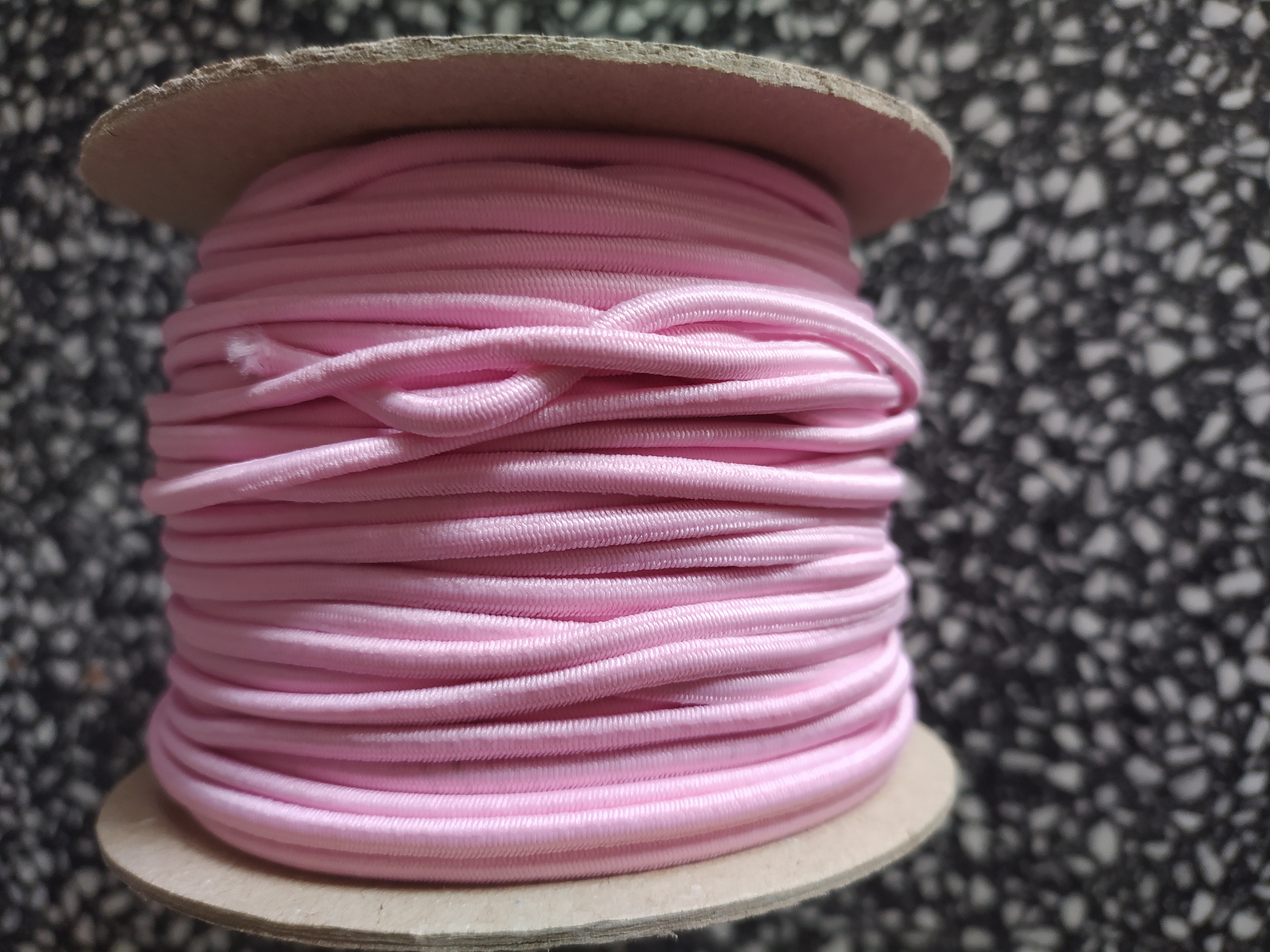 Klobouková guma 3 mm - růžová