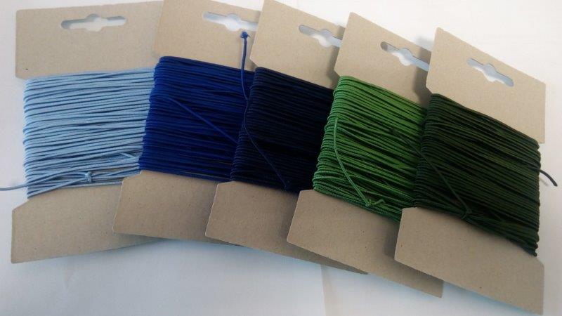 Klobouková guma 1,2 mm - karta 5 m tmavě modrá