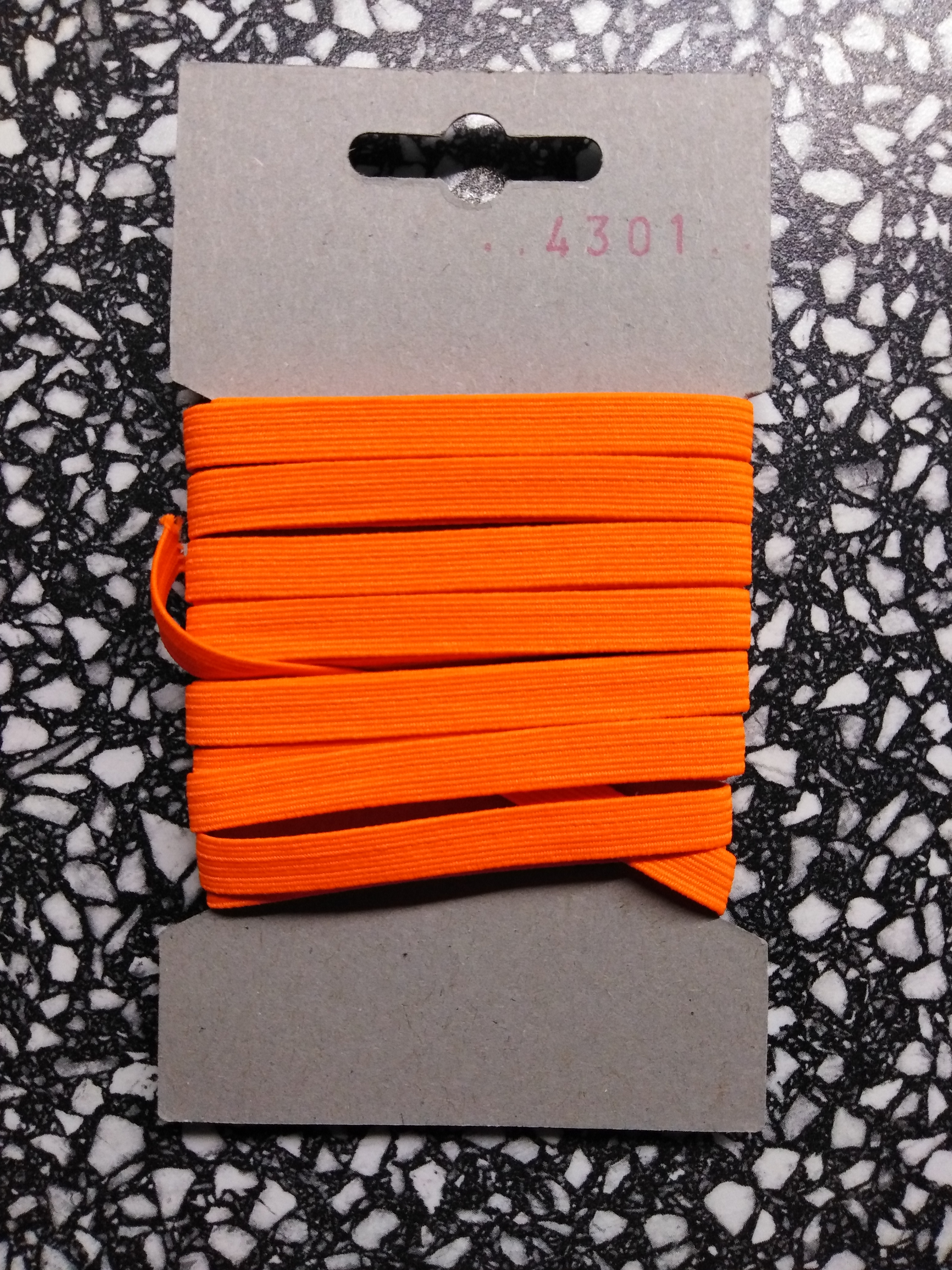 Pruženka 6,6 mm - karta 5 reflexní oranžová