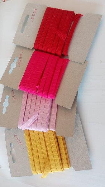 Pruženka 6,6 mm - karta 5 m červená