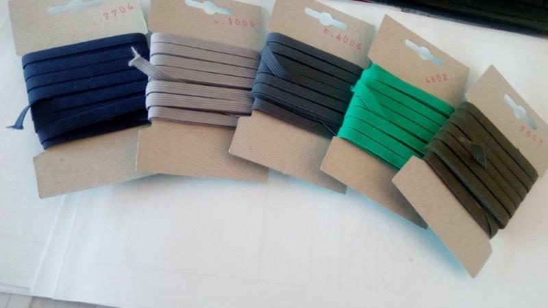 Pruženka 6,6 mm - karta 5 m khaki