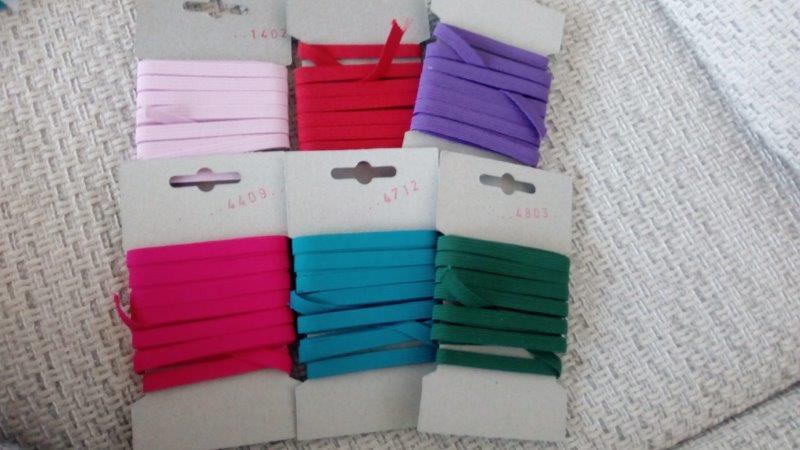 Pruženka 6,6 mm - karta 5 m cyklámen