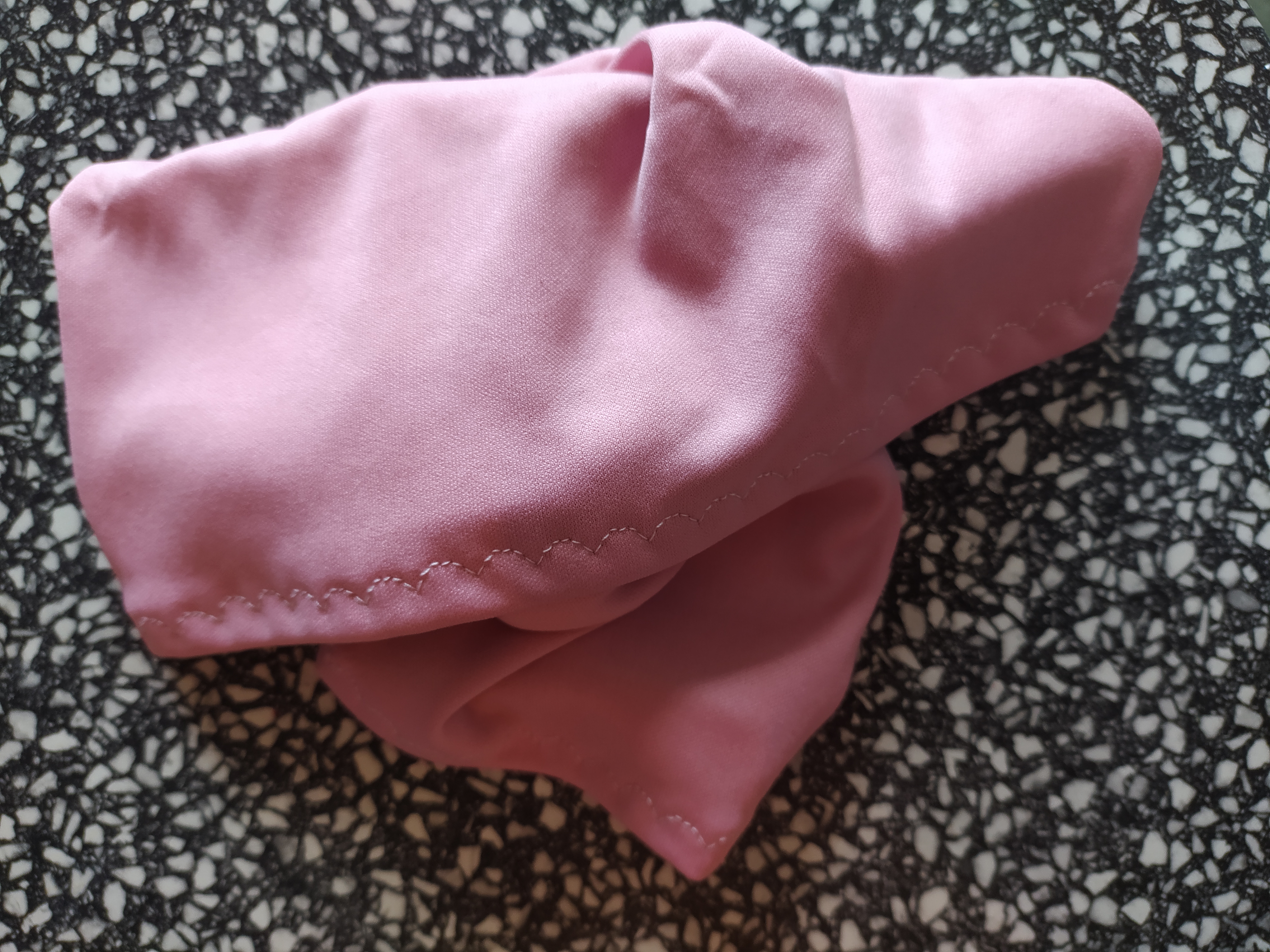 Multifunkční elastický šátek starorůžový 24 x 40 cm