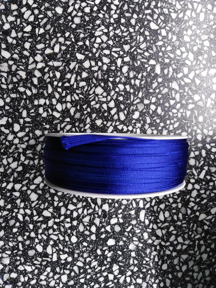 Dutinka šňůra 4 mm tmavě modrá