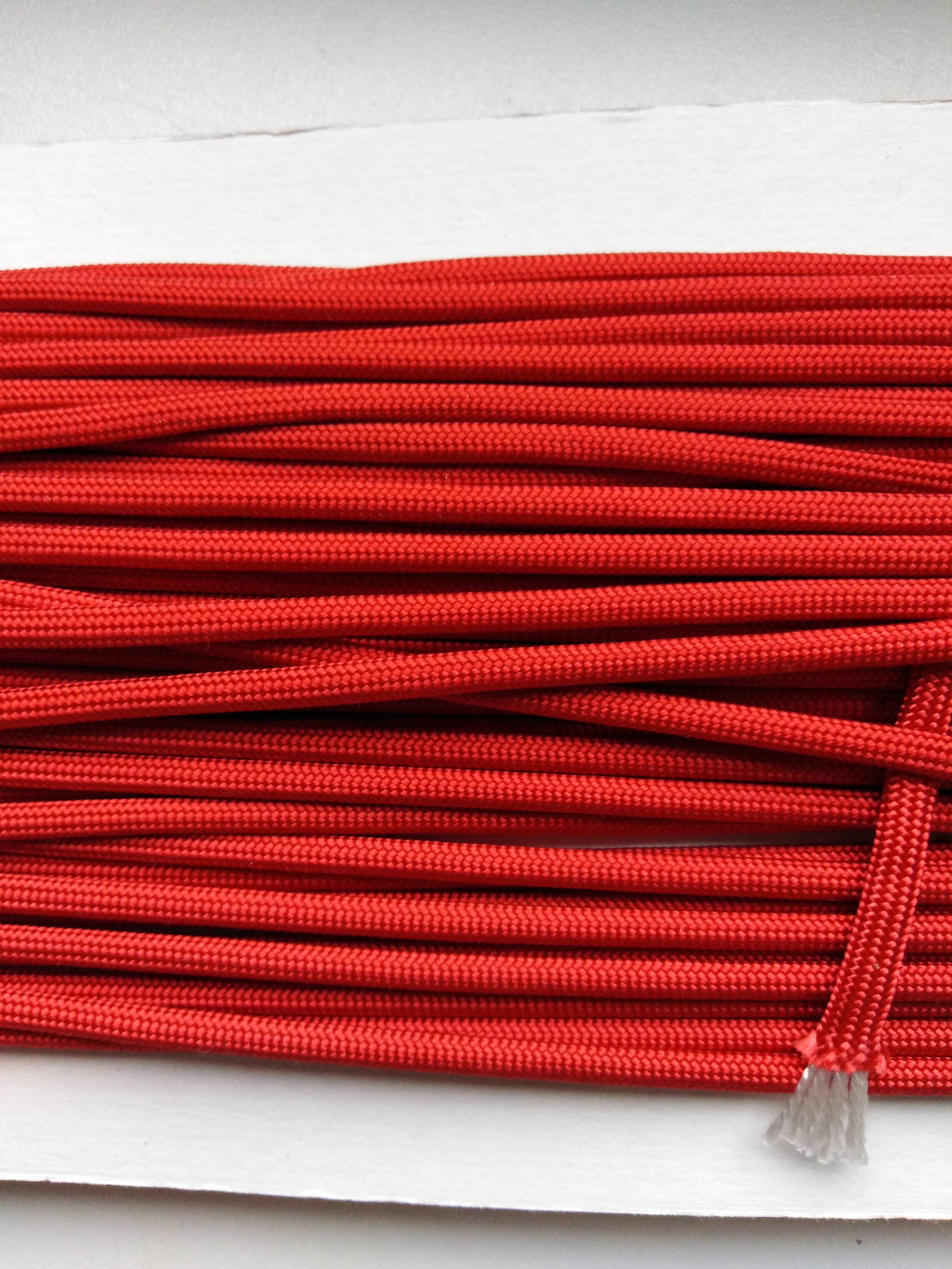 Šňůra Paracord 4-5 mm tmavě červená