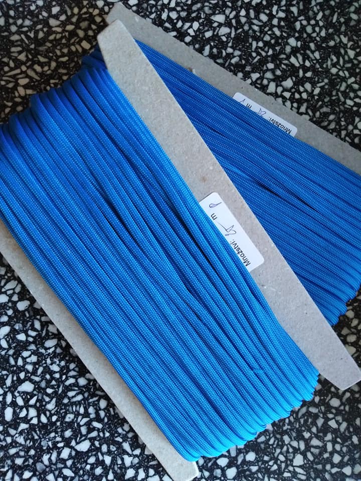 Šňůra Paracord 4-5 mm karibská modř