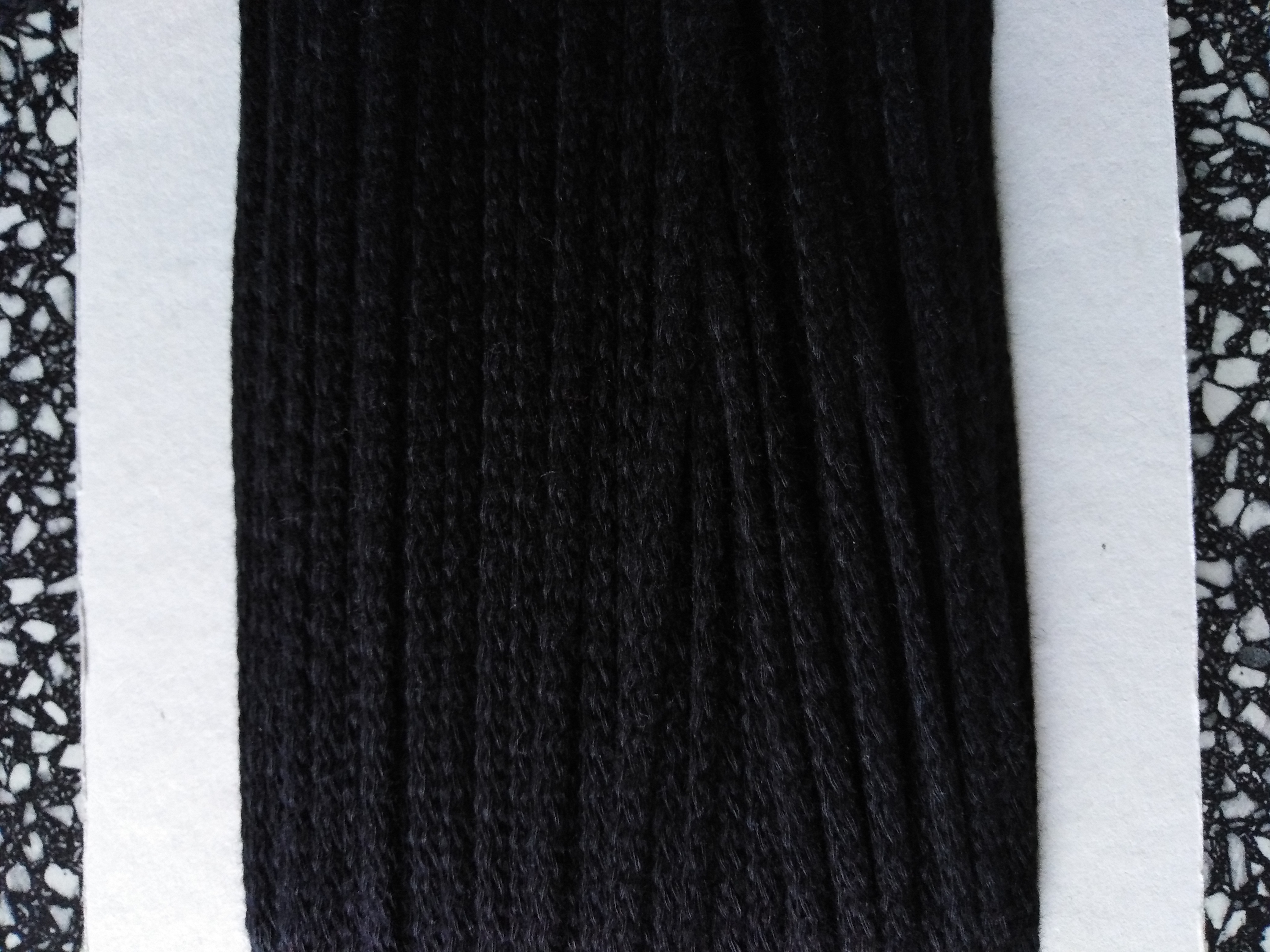 Šňůra oděvní bavlněná 4 mm černá