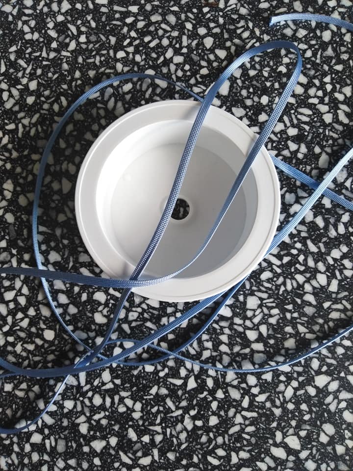 Dutinka šňůra 4 mm nebeská modř