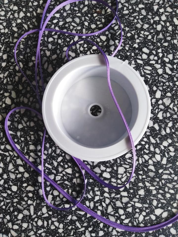 Dutinka šňůra 4 mm středně fialová