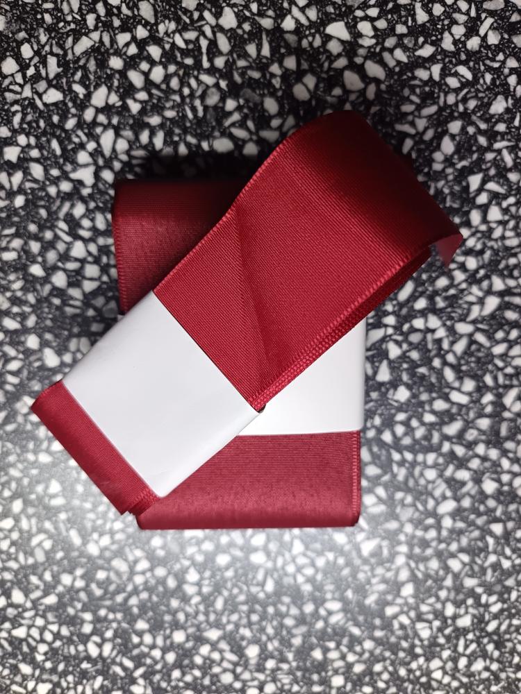 Stuha taftová 72 mm vínová