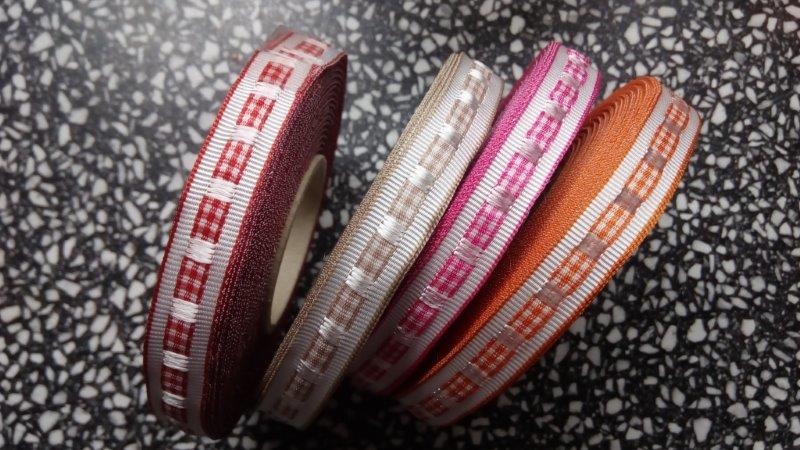 Stuha ozdobná shrnovací 12 mm béžová