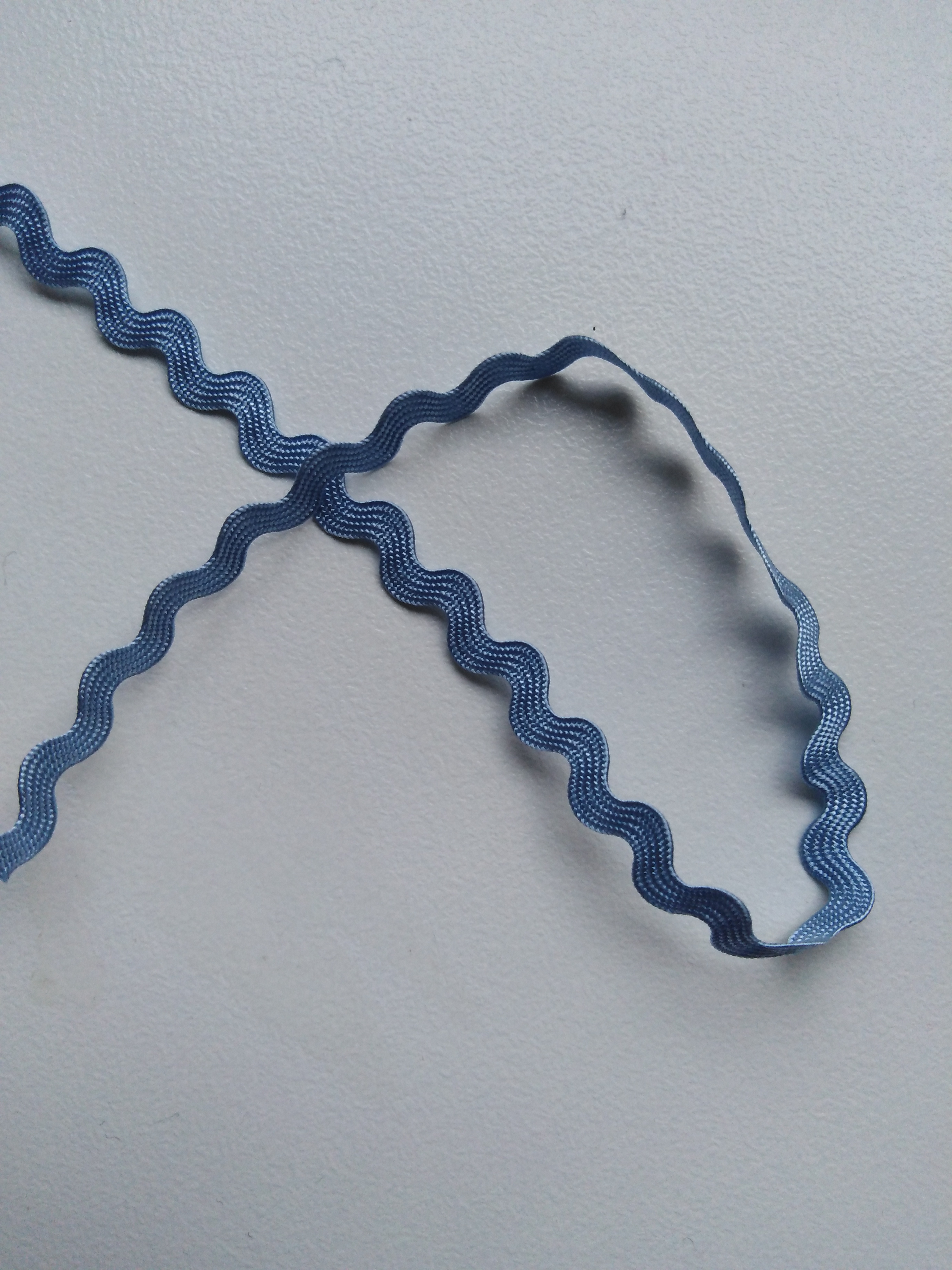 Stuha hadovka 6,4 mm nebeská modř