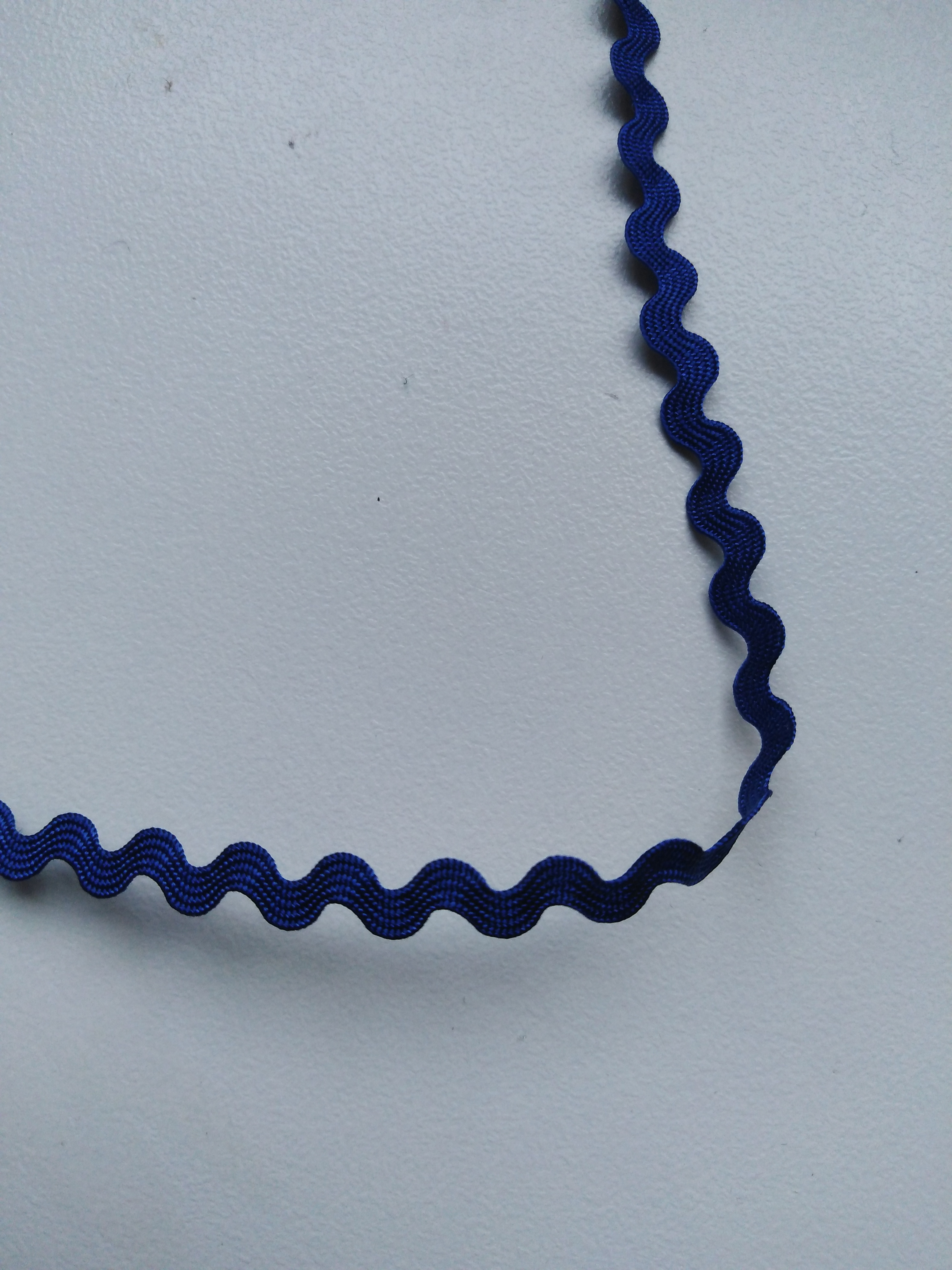 Stuha hadovka 6,4 mm sytě modrá