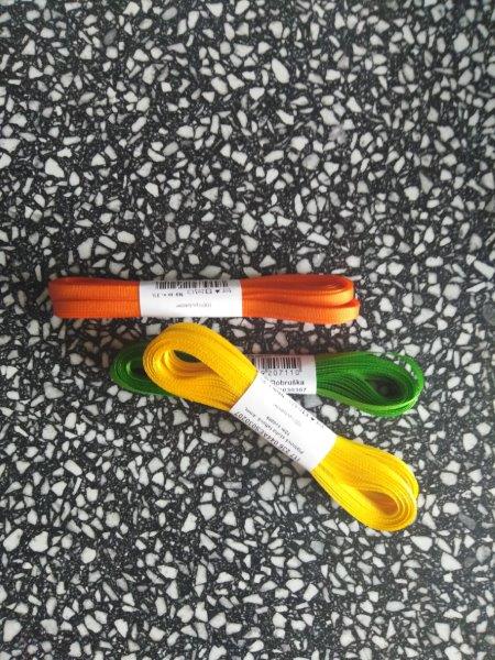 Stuha taftová 4 mm žlutá