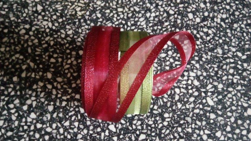 Stuha monofilová s rexorem 25 mm tmavě vínová