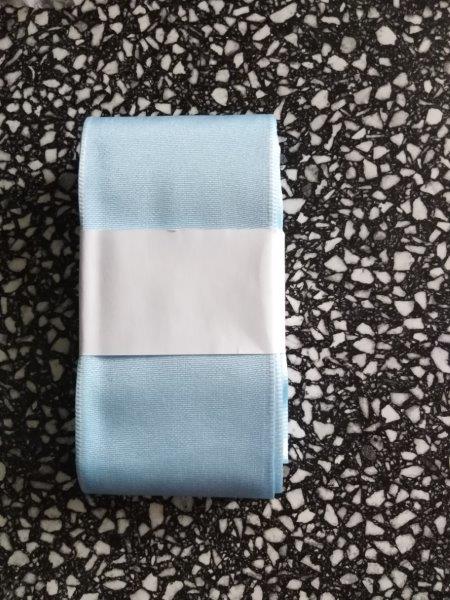 Stuha taftová 9 mm bledě modrá