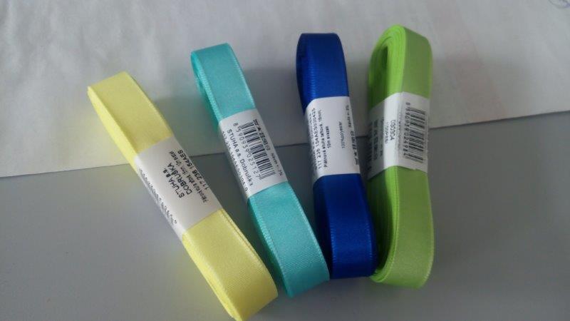 Stuha taftová 9 mm akvamarínová