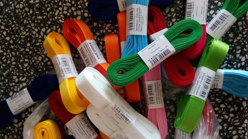 Stuha taftová 9 mm růžová