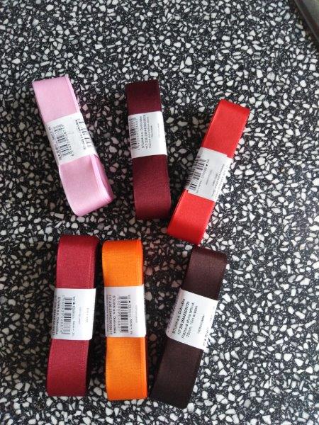 Stuha taftová 9 mm bordó